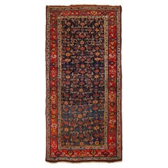 Persian Antique Bidjar Bijar Runner Rug Carpet circa 1920  9.25’ x 4.5'