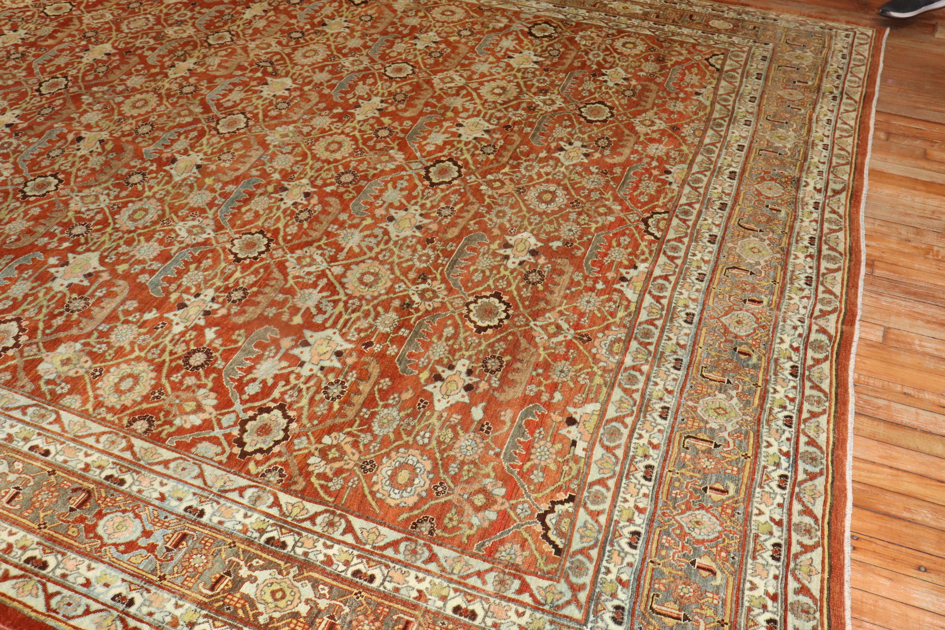 Persian Antique Bidjar Rug In Good Condition For Sale In New York, NY