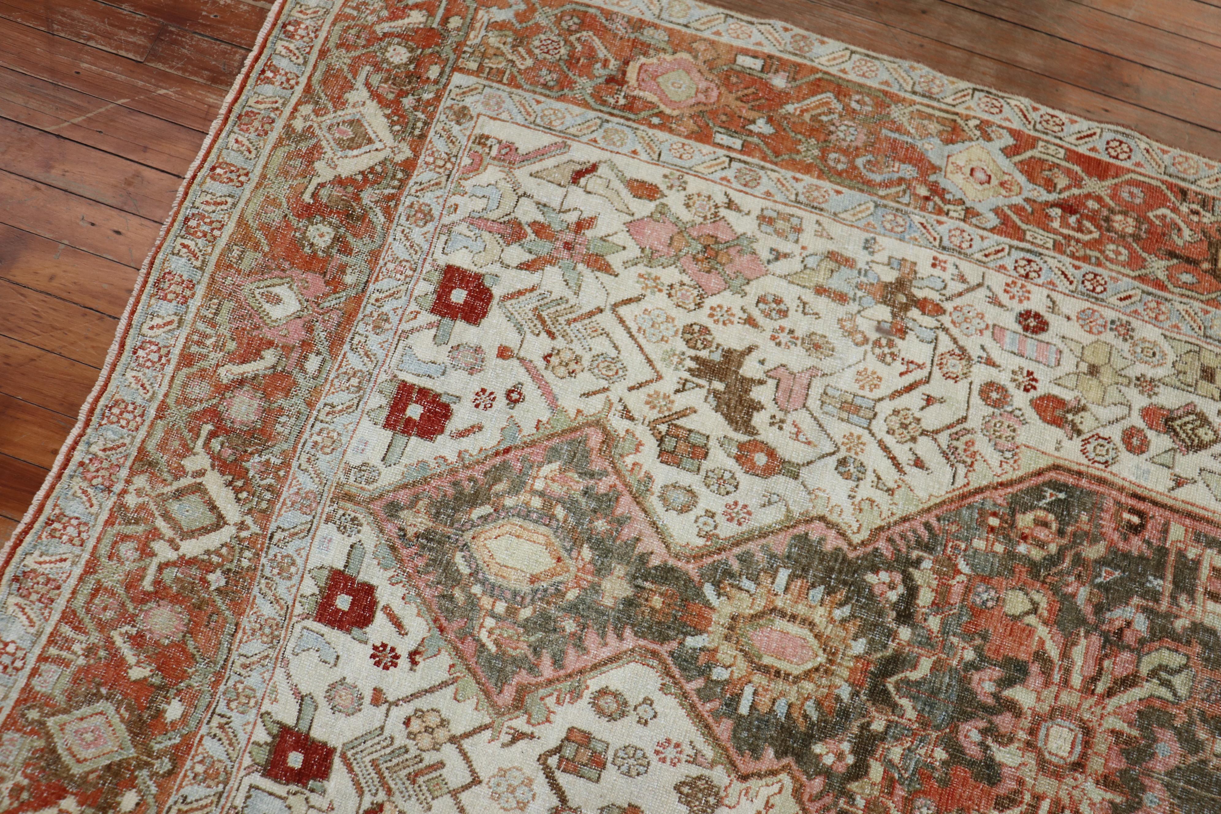 Mid-20th Century Persian Antique Bidjar Rug