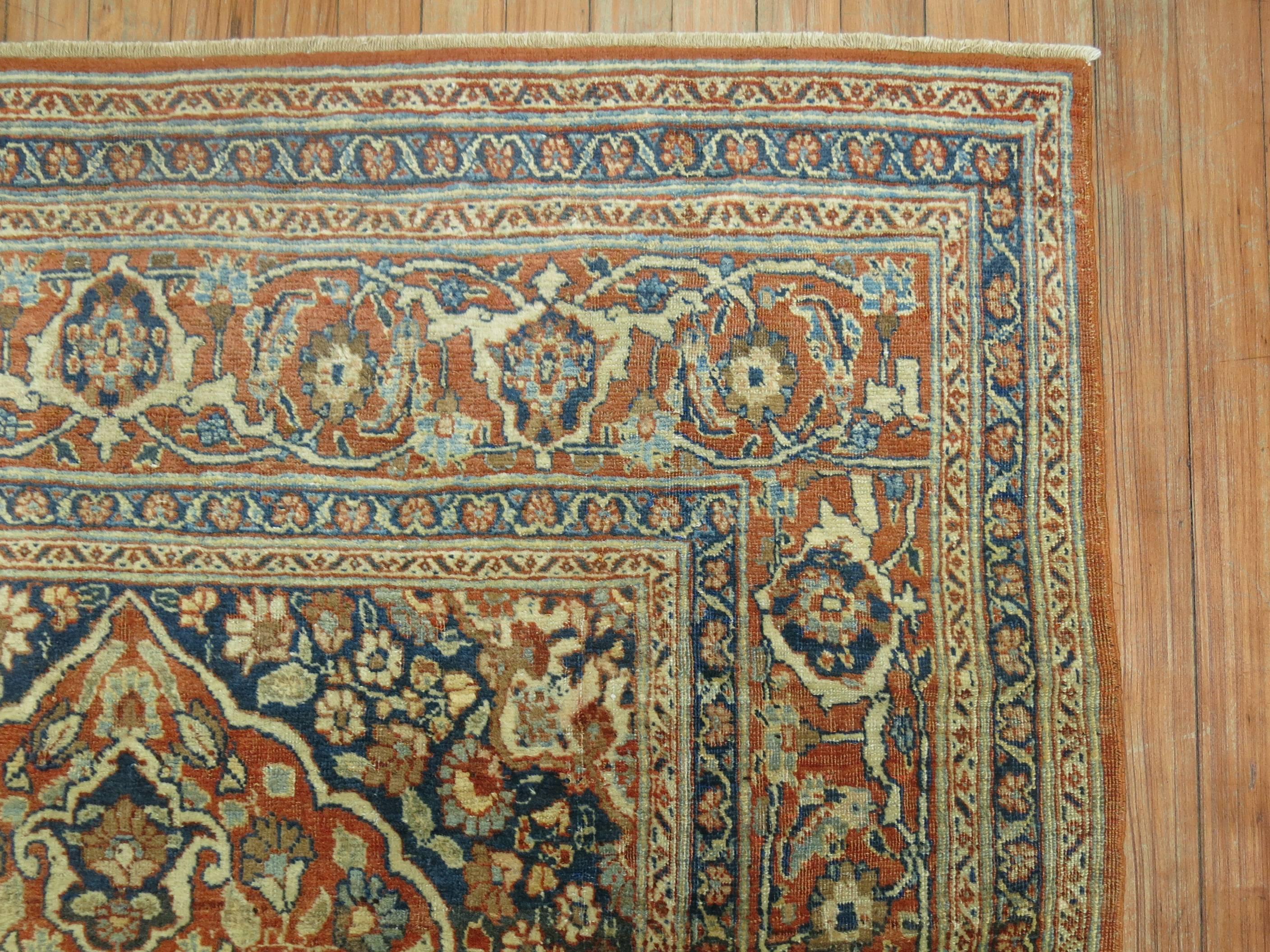 Persian Antique Tabriz Rug 1