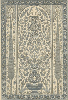 Persian-Arabic Glazed Clay Artistry from Dolmetsch's 1887 Compilation