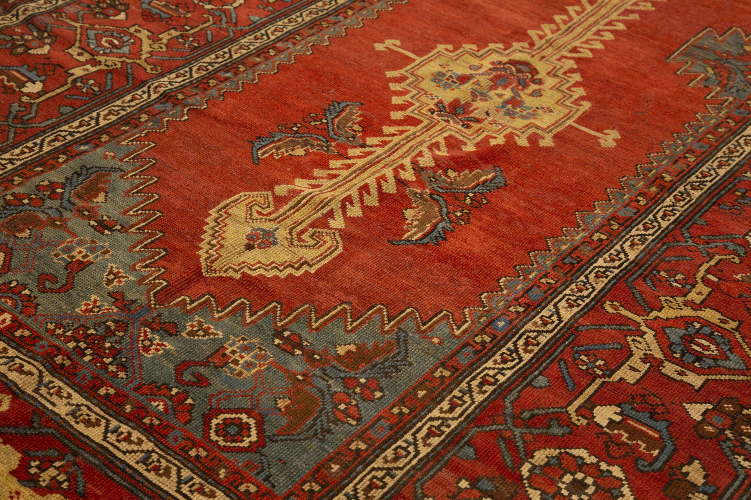 Asiatico Tappeti persiani Azerbaijan - Lana Avorio Rosso 10602 in vendita