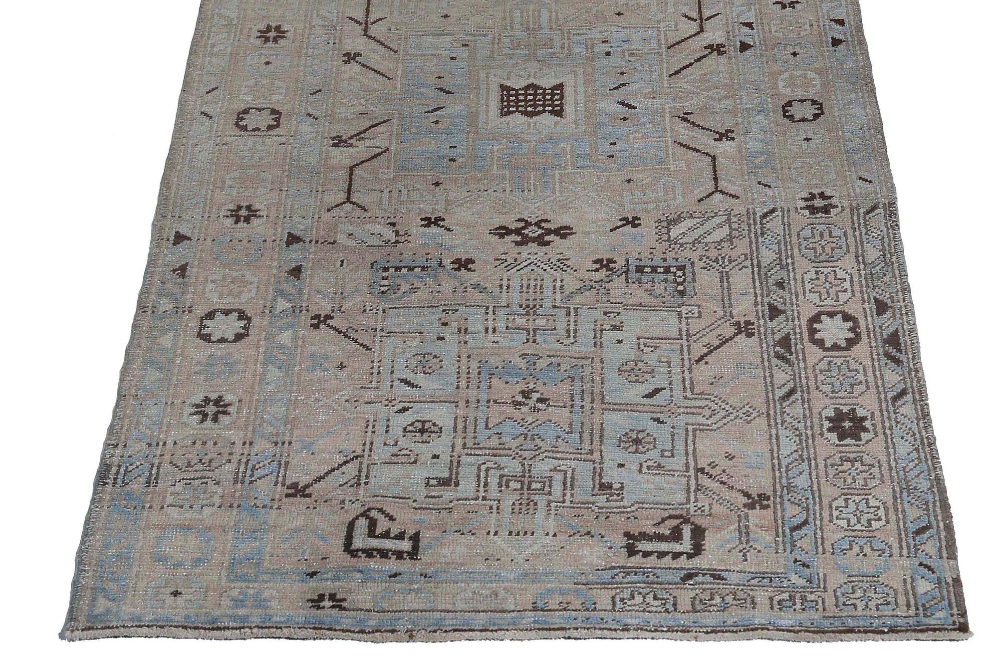 Tappeti persiani Azerbaijan - Cotone Design bianco e nero - 97548 In condizioni ottime in vendita a Dallas, TX