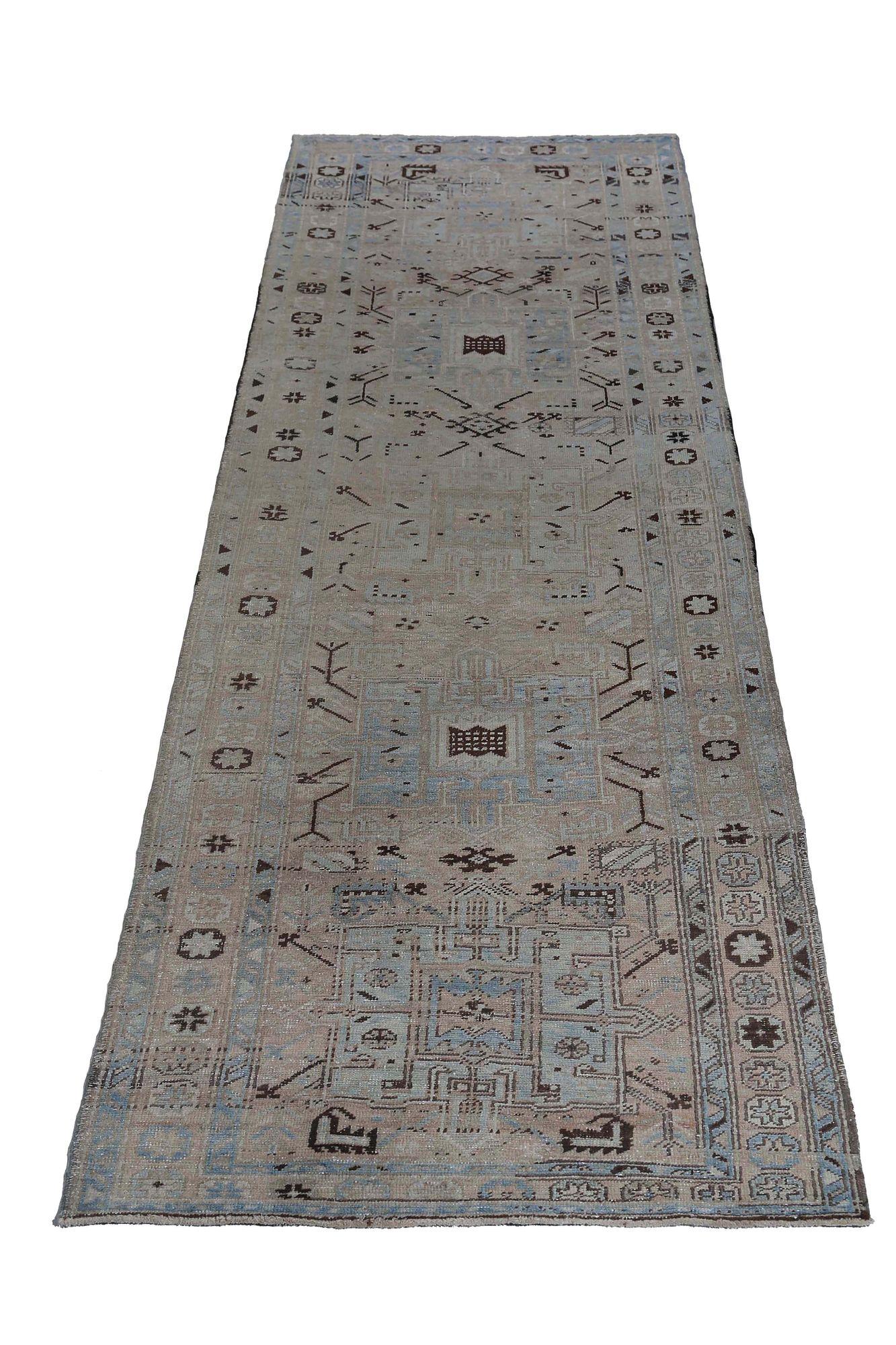 XX secolo Tappeti persiani Azerbaijan - Cotone Design bianco e nero - 97548 in vendita
