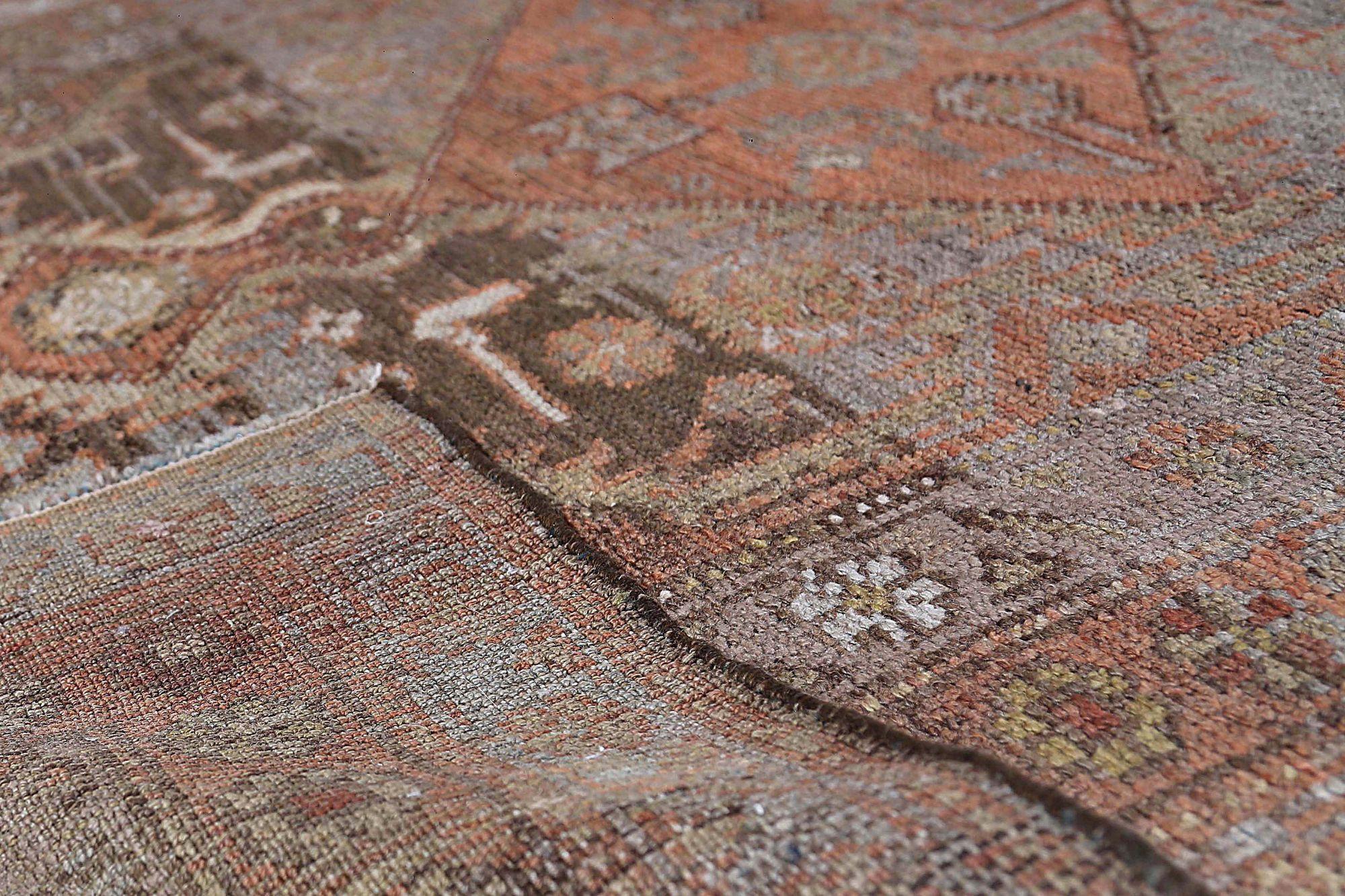 Tapis persans d'Azerbaïdjan - Motif bleu rouge en laine - 96666 Excellent état - En vente à Dallas, TX