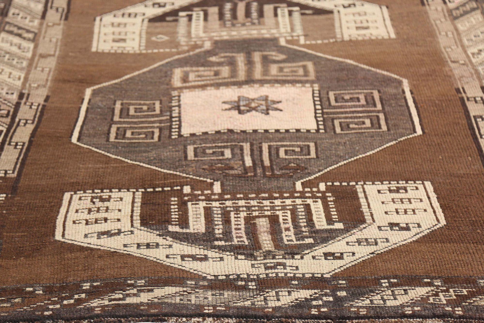 XX secolo Tappeti persiani Azerbaijan - Design marrone in lana - 97118 in vendita
