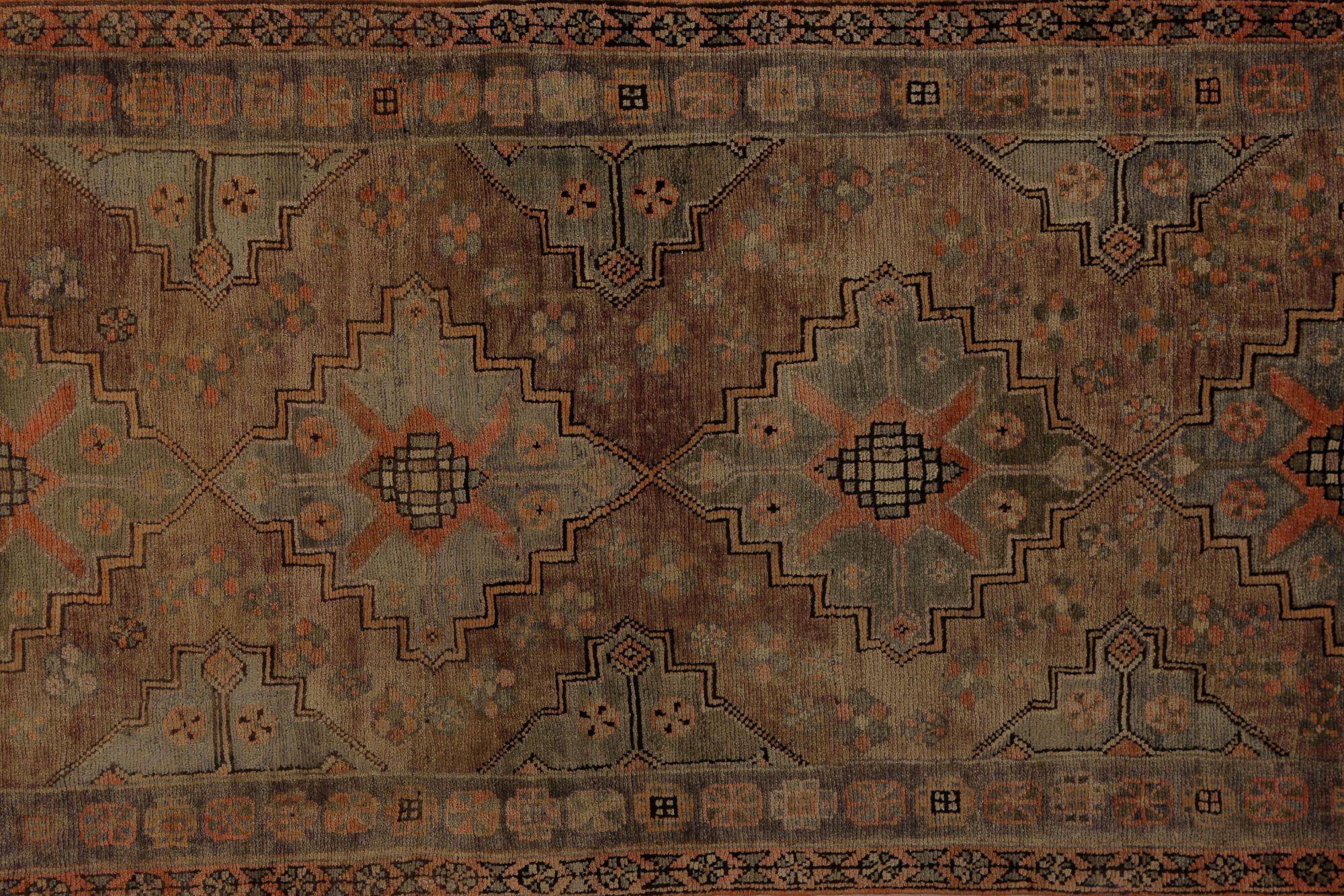 XX secolo Tappeti persiani Azerbaijan - Design marrone in lana - 97481 in vendita