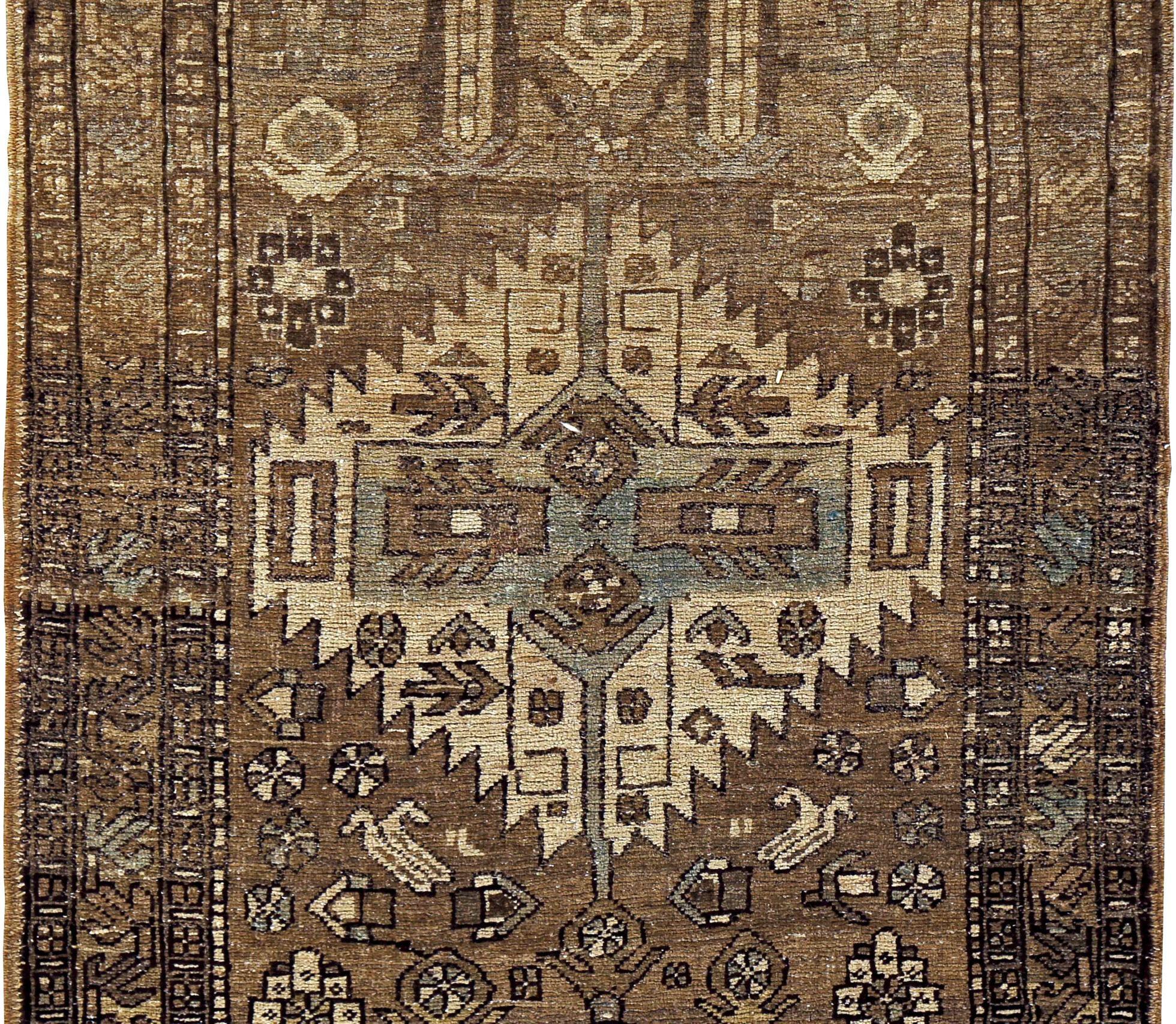 Alfombras Persas Azerbaiyán - Lana Marrón Diseño Marfil - 89629 Iraquí en venta