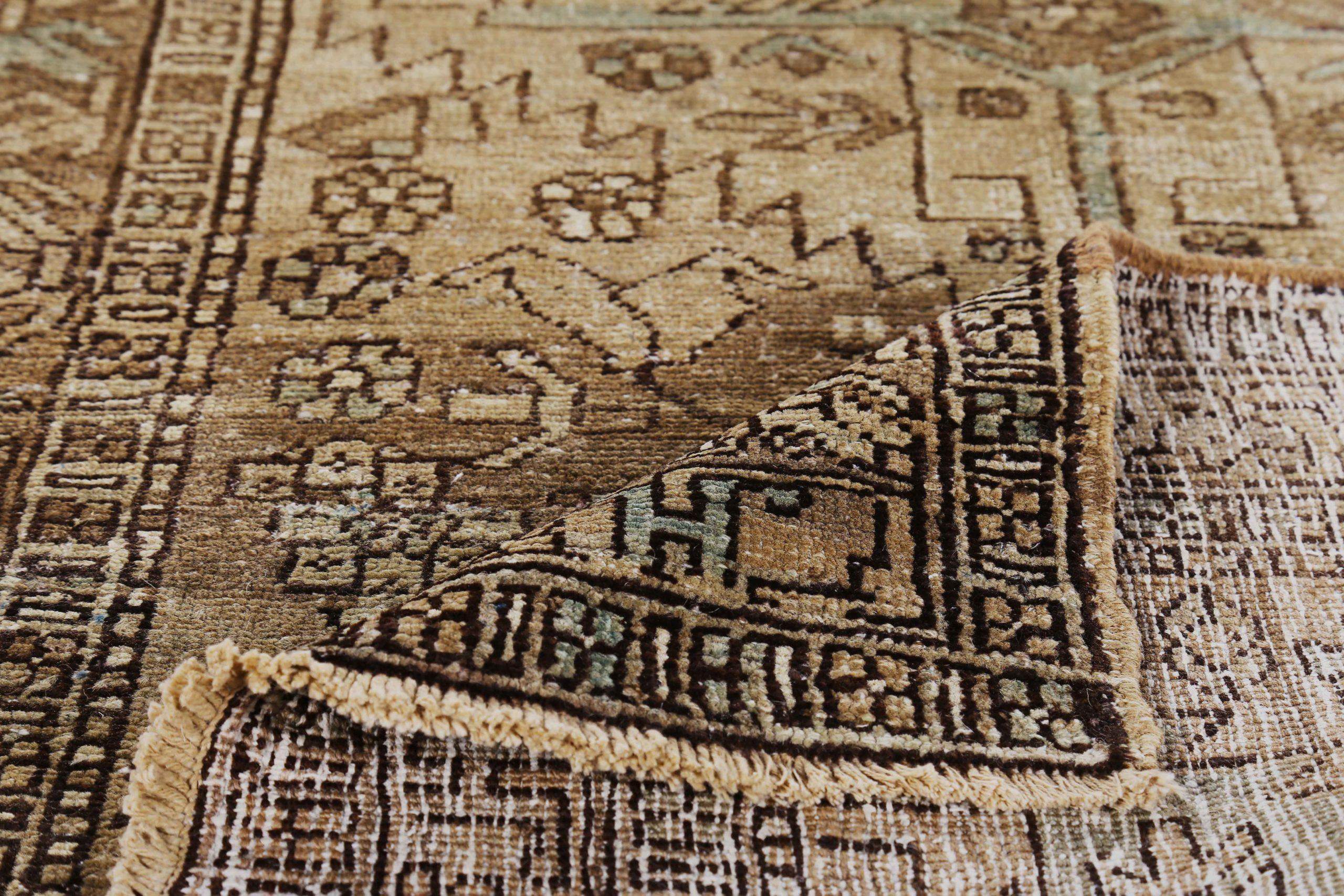 Alfombras Persas Azerbaiyán - Lana Marrón Diseño Marfil - 89629 en Excelente estado para la venta en Dallas, TX
