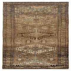 Tapis de sol persan Azerbaïdjan - Laine Brown Design/One - 89629