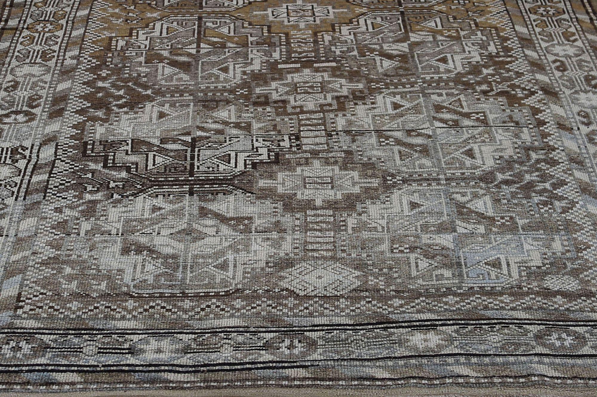 Alfombras Persas Azerbaiyán - Lana Marrón Diseño Marfil - 97142 siglo XX en venta
