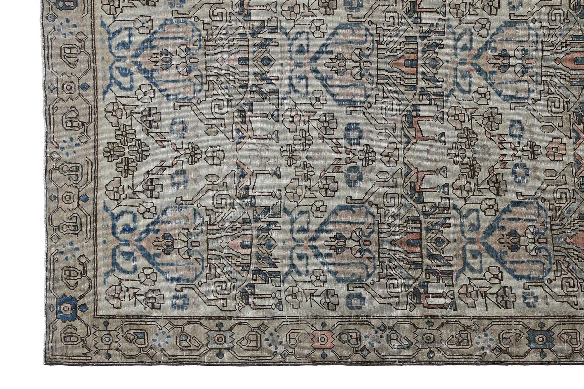 Alfombras Persas Azerbaiyán - Lana Diseño Marfil - 97630 siglo XX en venta