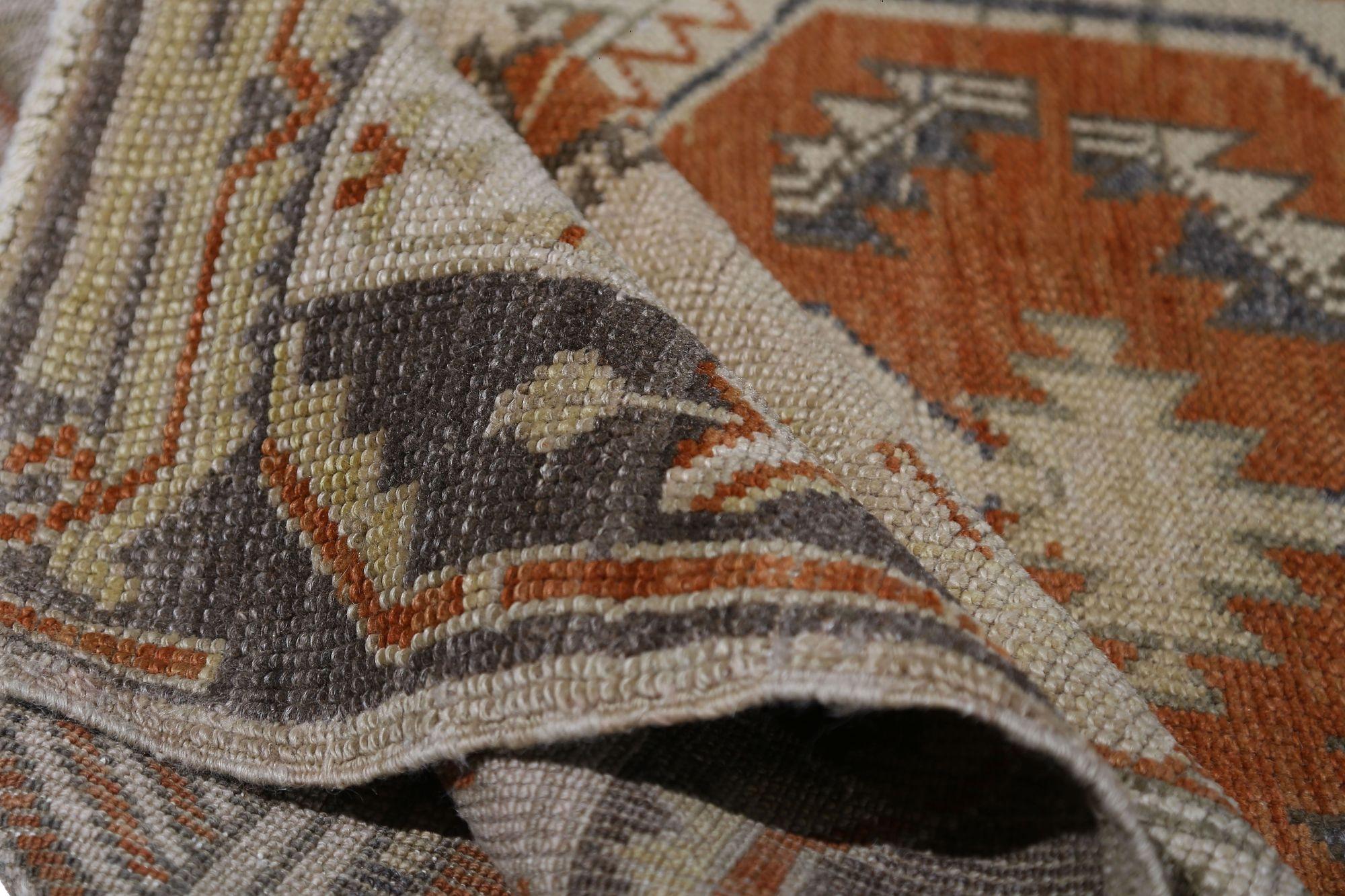Iracheno Tappeti persiani Azerbaijan - Lana Avorio Design/One - 96678 in vendita