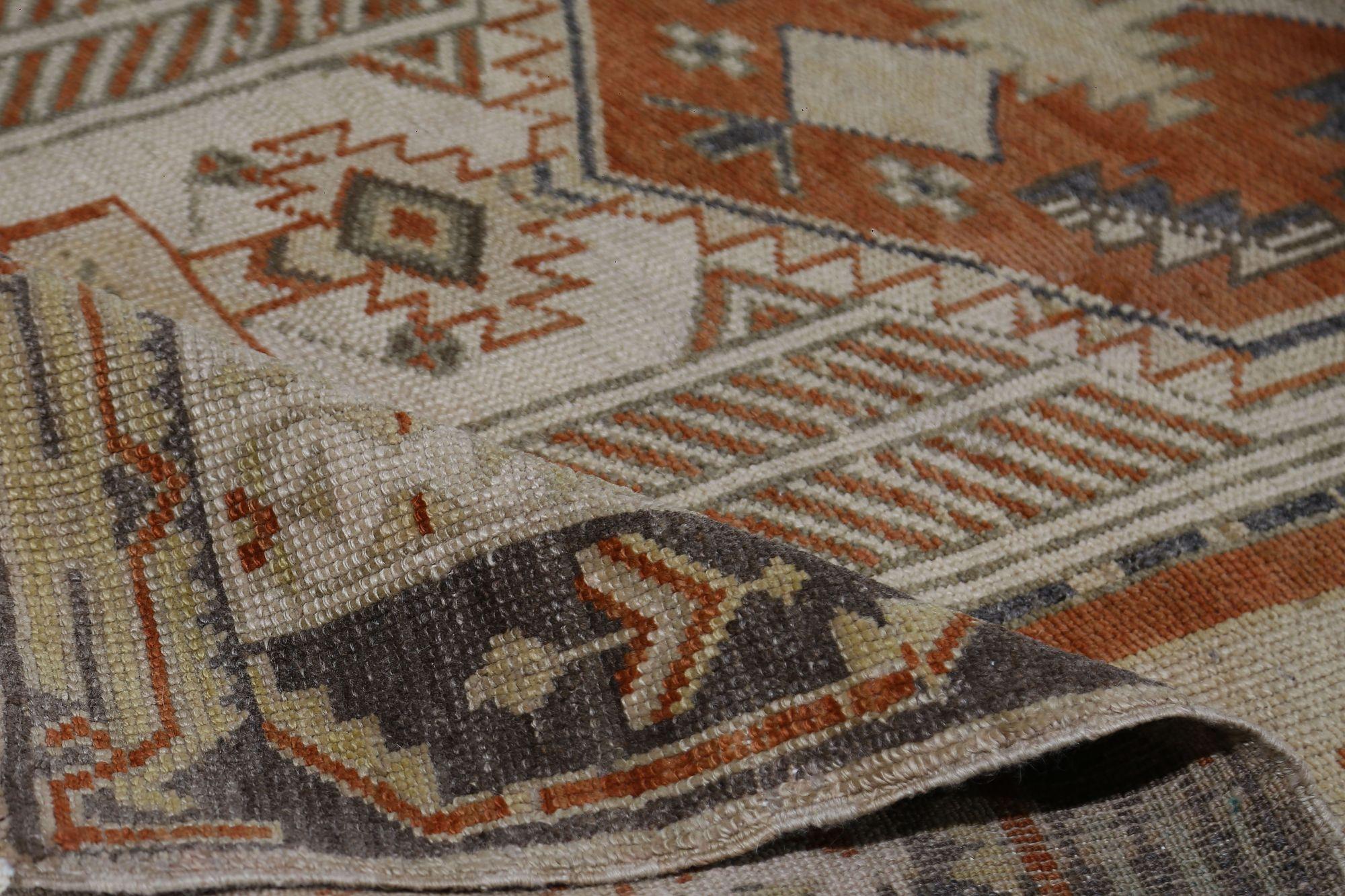 XX secolo Tappeti persiani Azerbaijan - Lana Avorio Design/One - 96678 in vendita