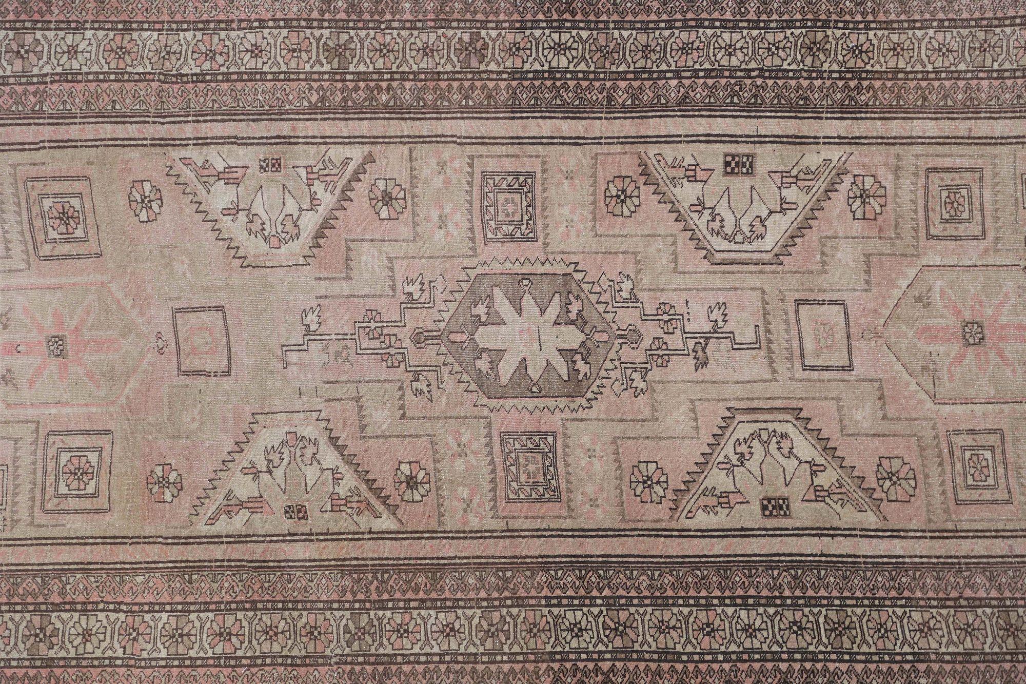 XX secolo Tappeti persiani Azerbaijan - Lana Avorio Rosa Taupe Design - 97546 in vendita