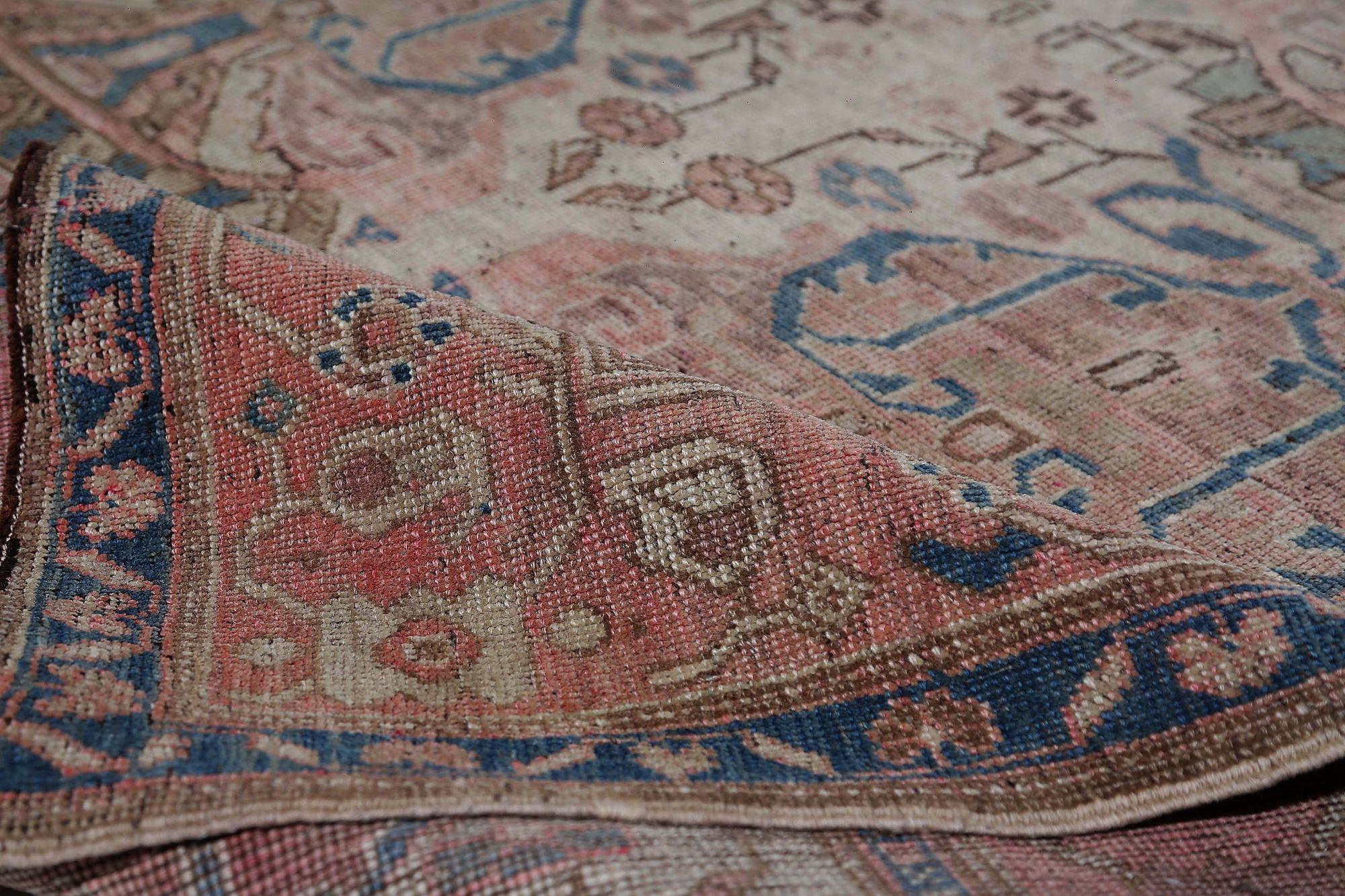 Tappeti persiani Azerbaijan - Lana Avorio Rosso - 96779 In condizioni ottime in vendita a Dallas, TX