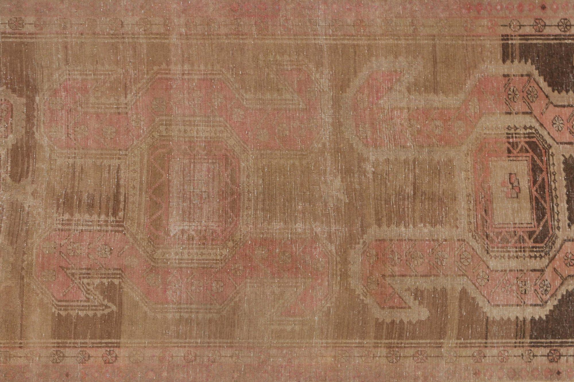 XX secolo Tappeti persiani Azerbaijan - Lana Rosa Taupe Design - 97458 in vendita