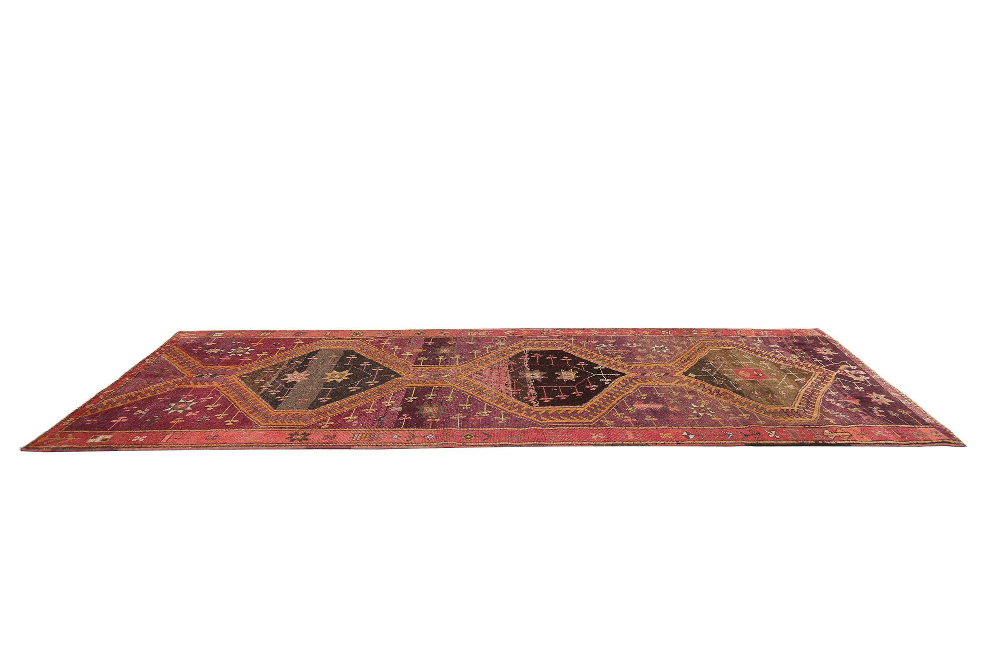 20ième siècle Tapis persans d'Azerbaïdjan - Motif rouge à revers en laine 97401 en vente