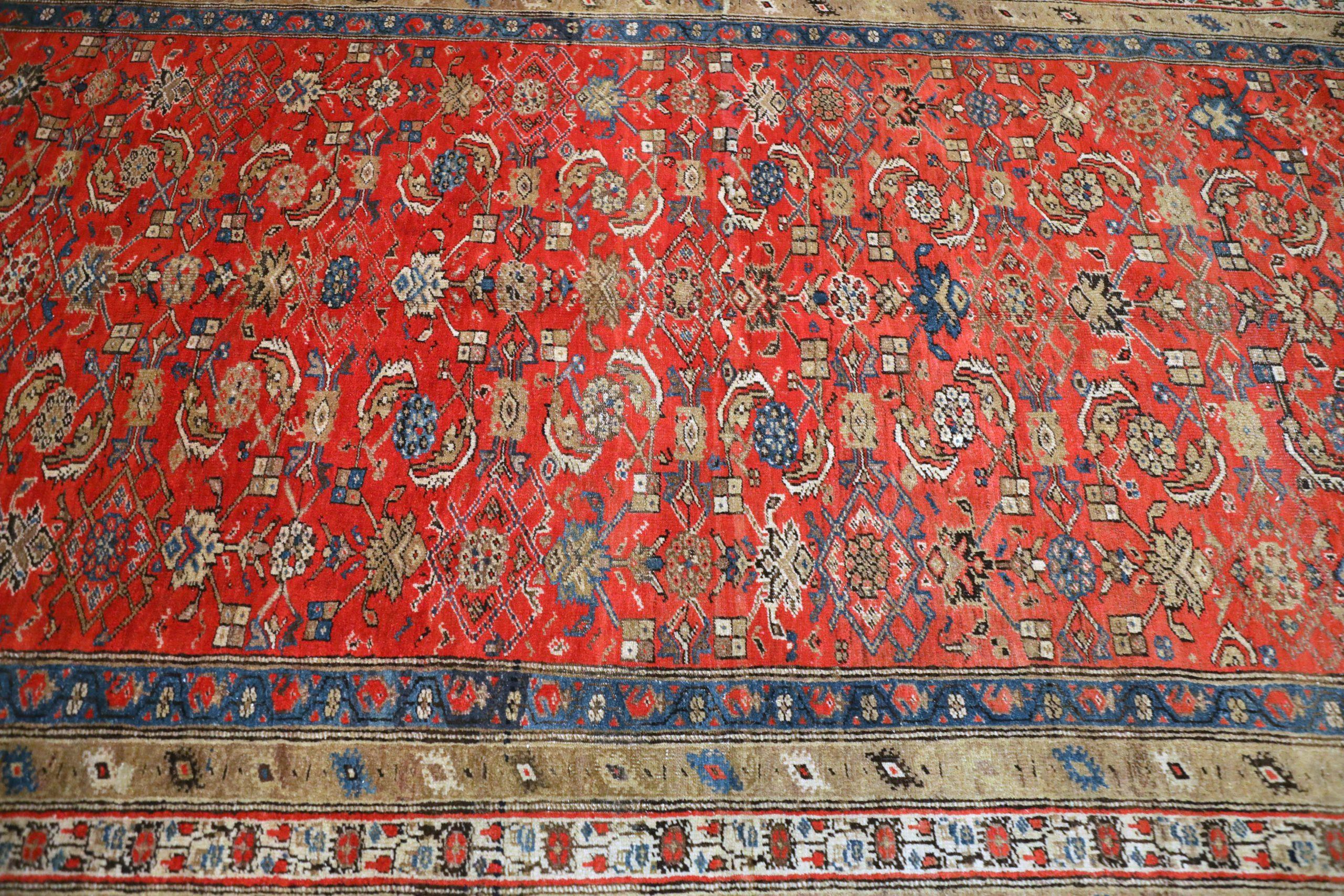Persische Aserbaidschanische Teppiche – rotes Wolldesign – 93643 (20. Jahrhundert) im Angebot