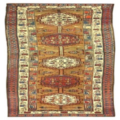 Vintage Persian Azerbaijan Runner Rug - 16320