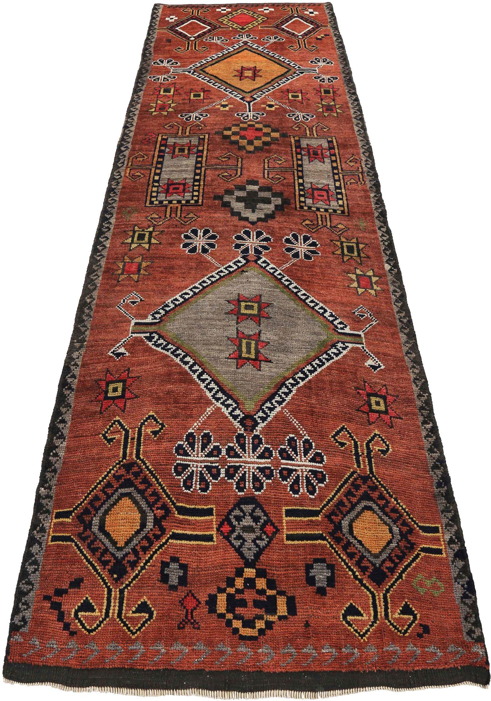 Discover the elegance of Persian Azerbaijan featuring Runner Rug in Circa 1880. Designed with Wool and RedYellow, this exclusive design is perfect for enhancing your space.