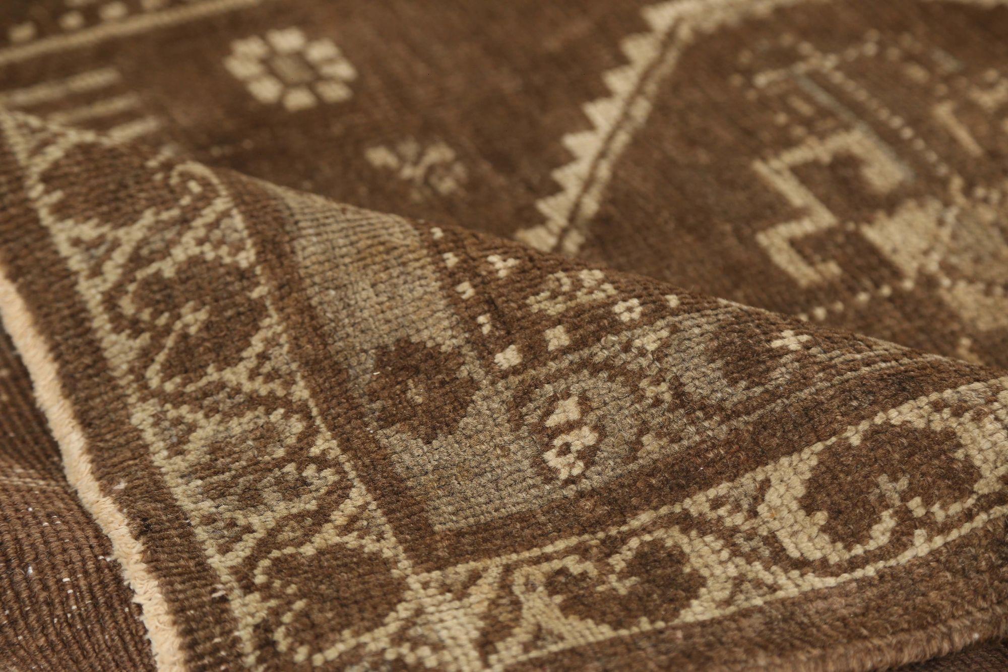 20ième siècle Tapis de course persan Azerbaïdjan - Laine Design/One - 97448 en vente
