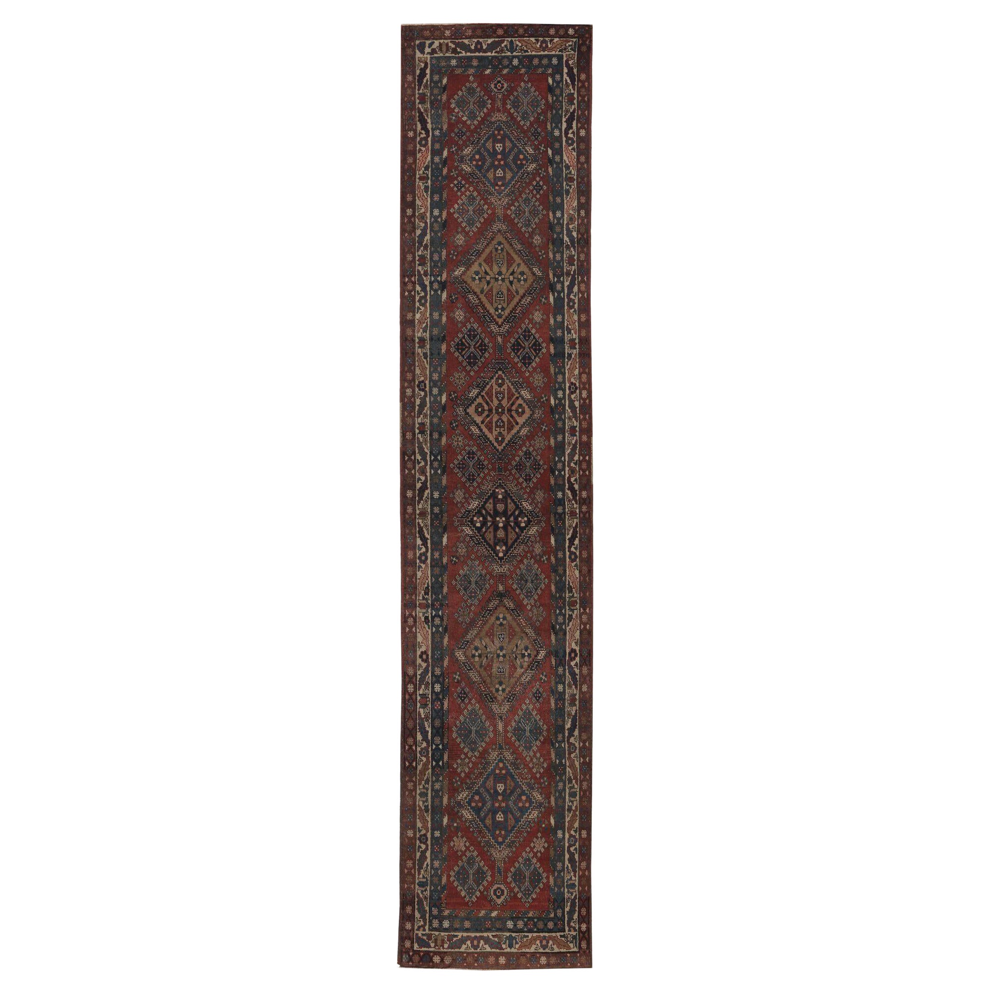 Alfombra Persa Azerbaiyán - Lana Diseño Rojo - 96733