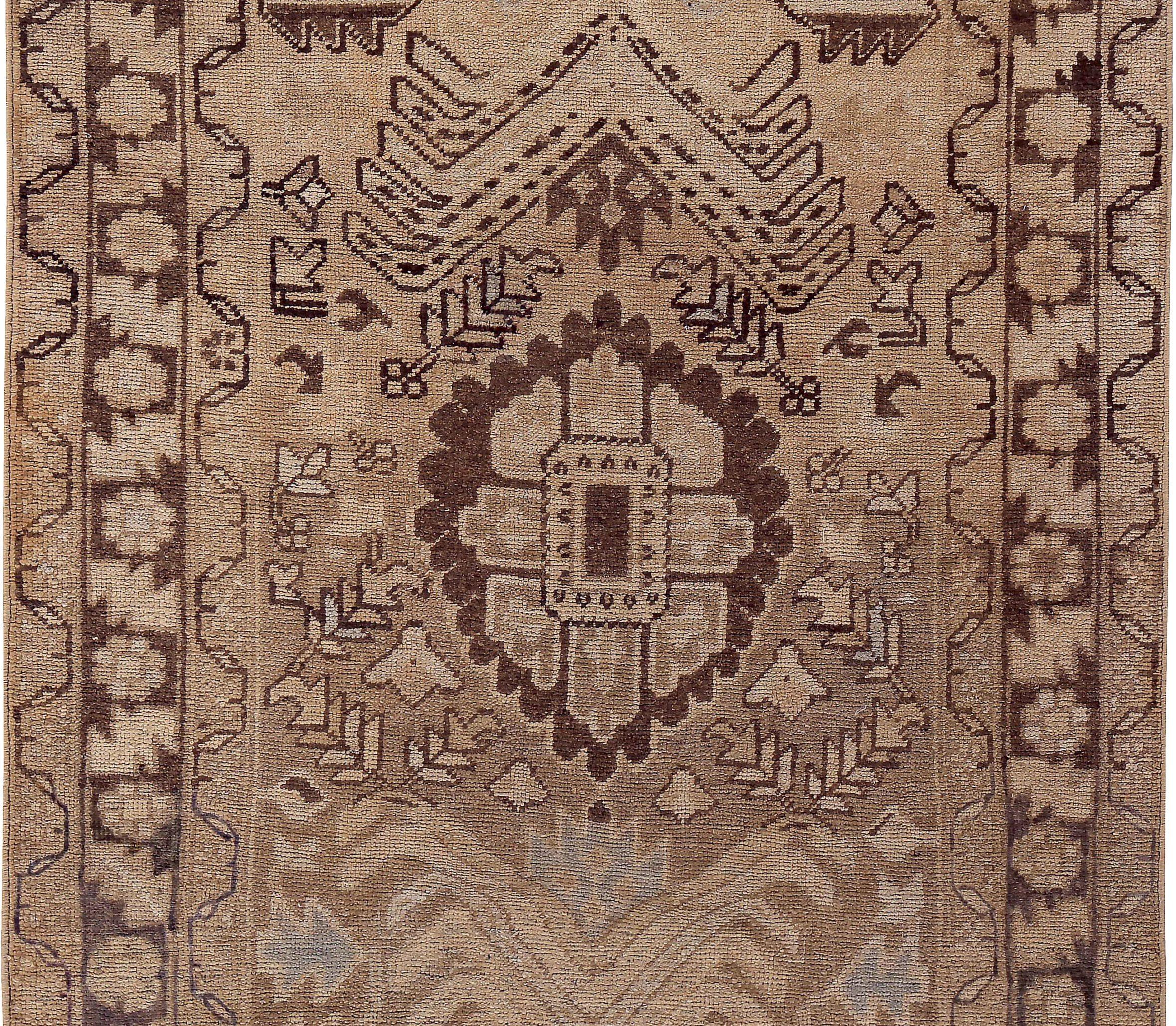 Persischer Aserbaidschan Small Rug - Wolle Brown Design - 89649 (Asiatisch) im Angebot