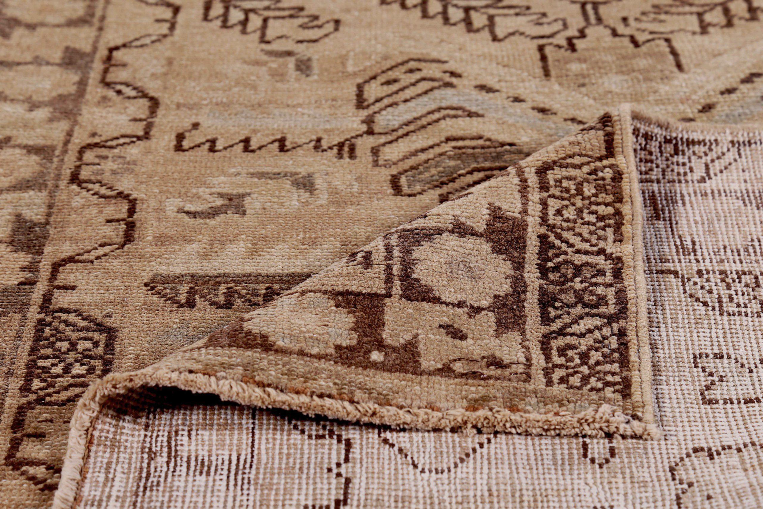 Persischer Aserbaidschan Small Rug - Wolle Brown Design - 89649 (20. Jahrhundert) im Angebot