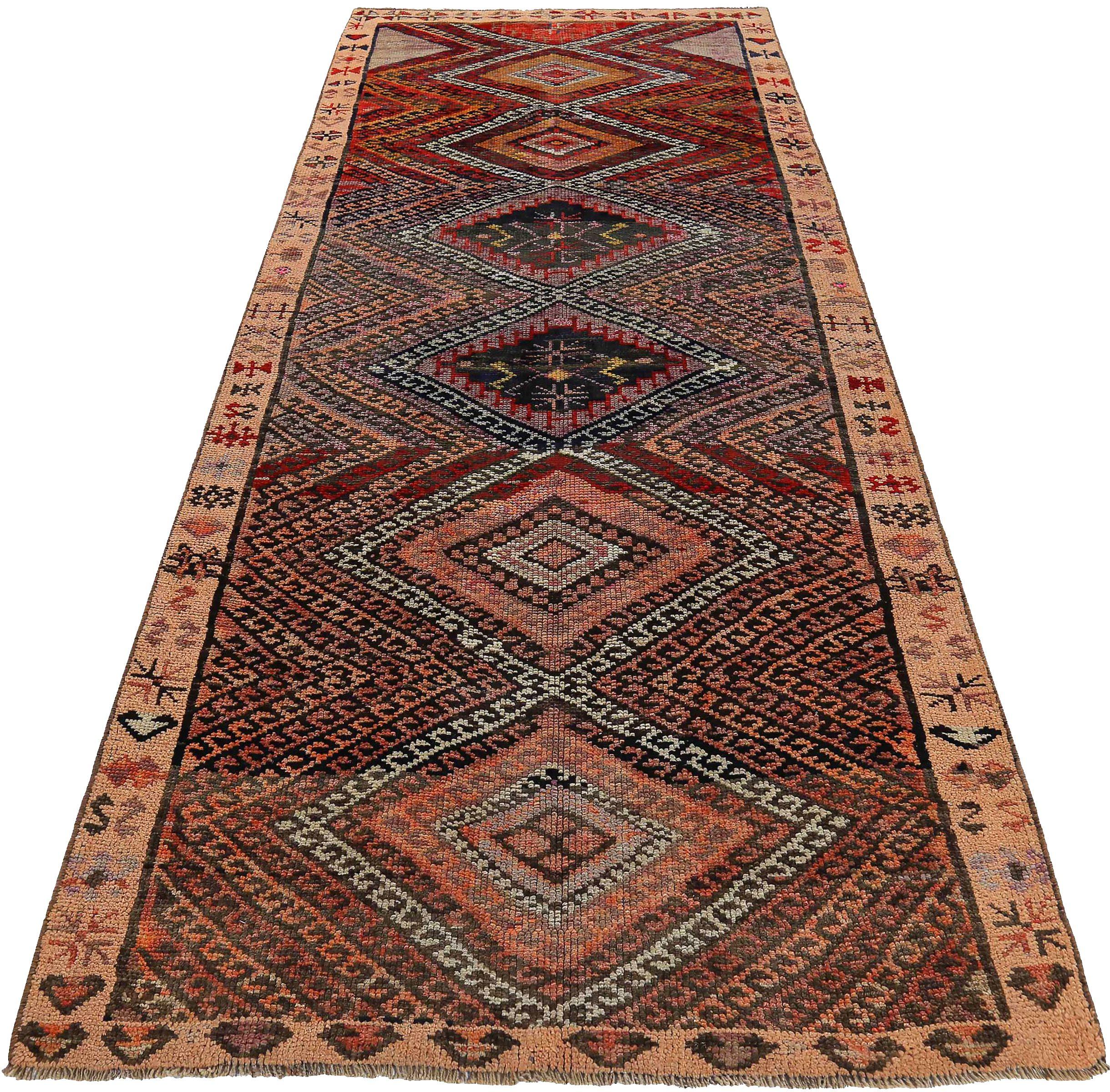 Discover the elegance of Persian Azerbaijan featuring Small Rug in Circa 1880. Designed with Wool and BrownRedYellow, this exclusive design is perfect for enhancing your space.