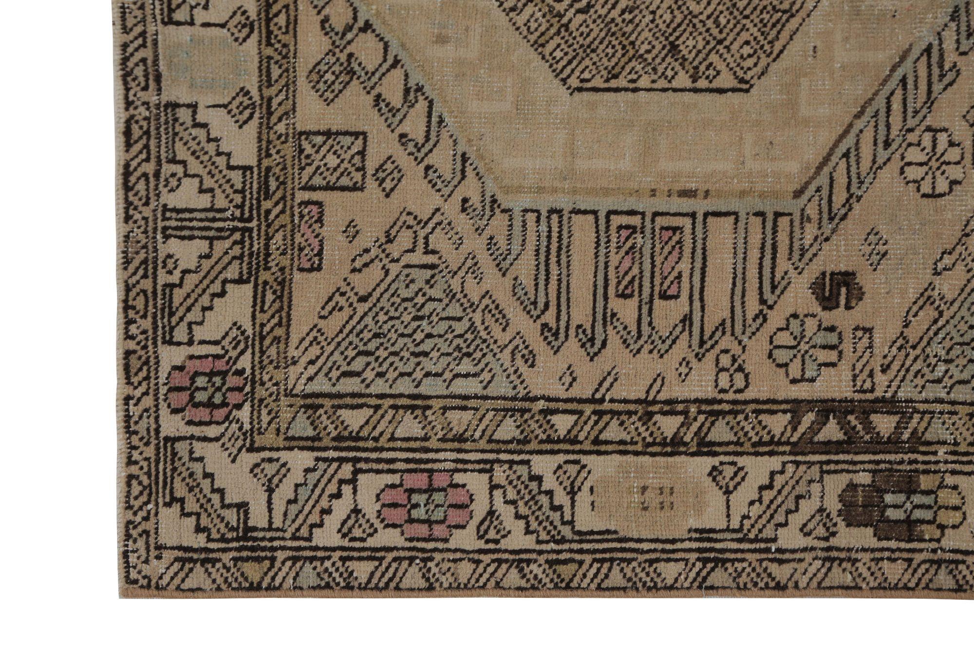 Discover the elegance of Persian Azerbaijan featuring Small Rug in Circa 1880. Designed with Wool and BrownTaupe, this exclusive design is perfect for enhancing your space.