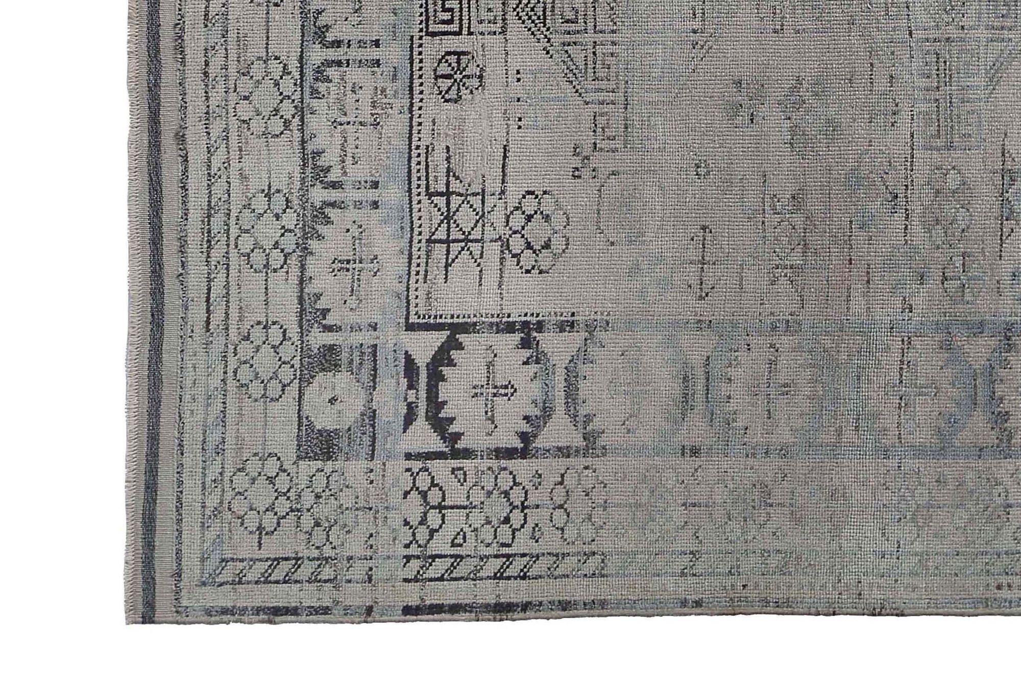 Iracheno Tappeto persiano Azerbaijan Small - Lana Marrone Taupe Design - 97591 in vendita