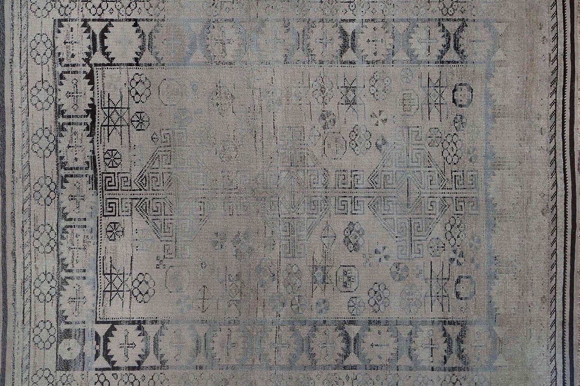 Tappeto persiano Azerbaijan Small - Lana Marrone Taupe Design - 97591 In condizioni ottime in vendita a Dallas, TX