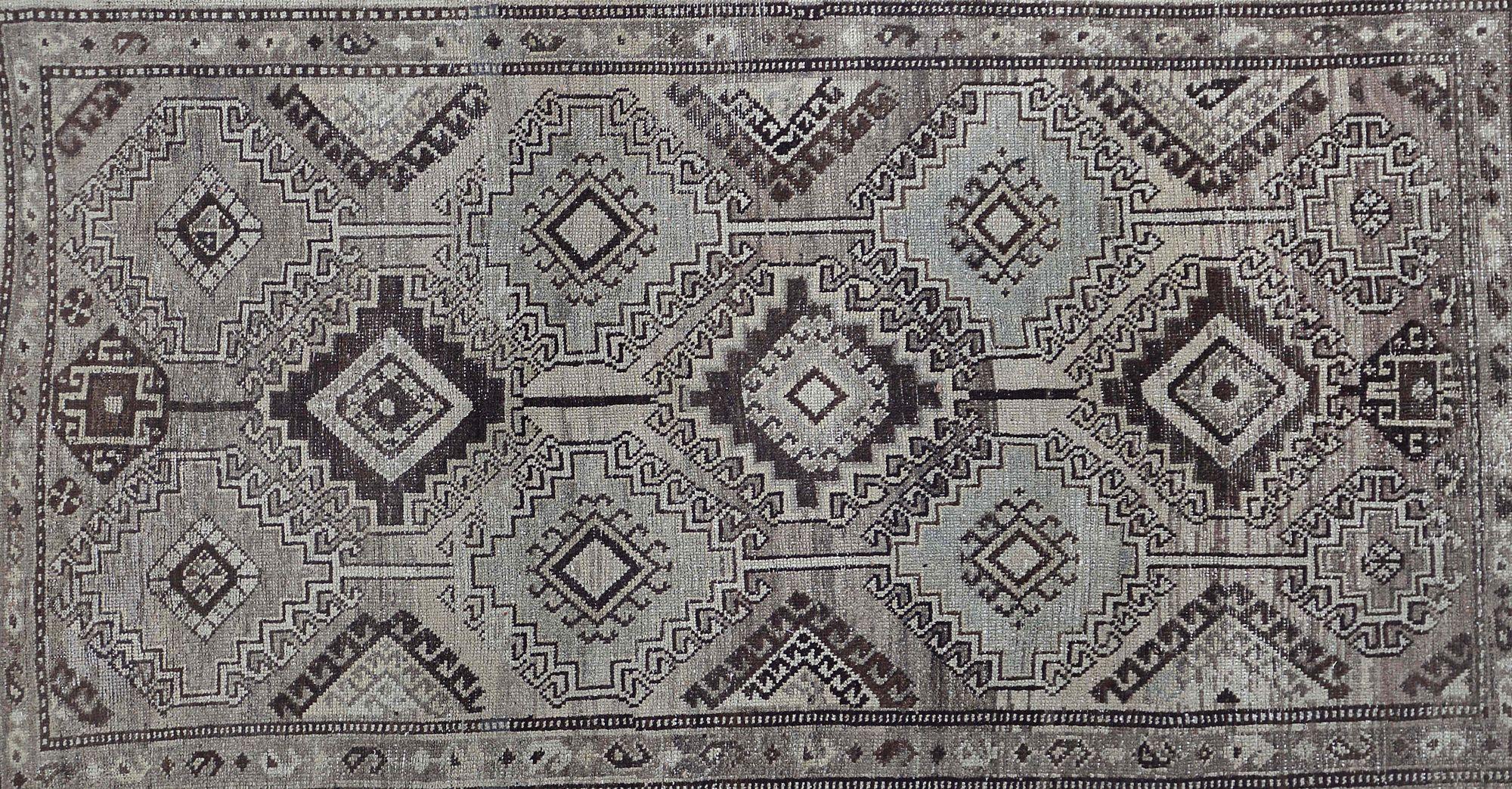 Iracheno Tappeto persiano Azerbaijan Small - Disegno in lana e avorio - 97593 in vendita