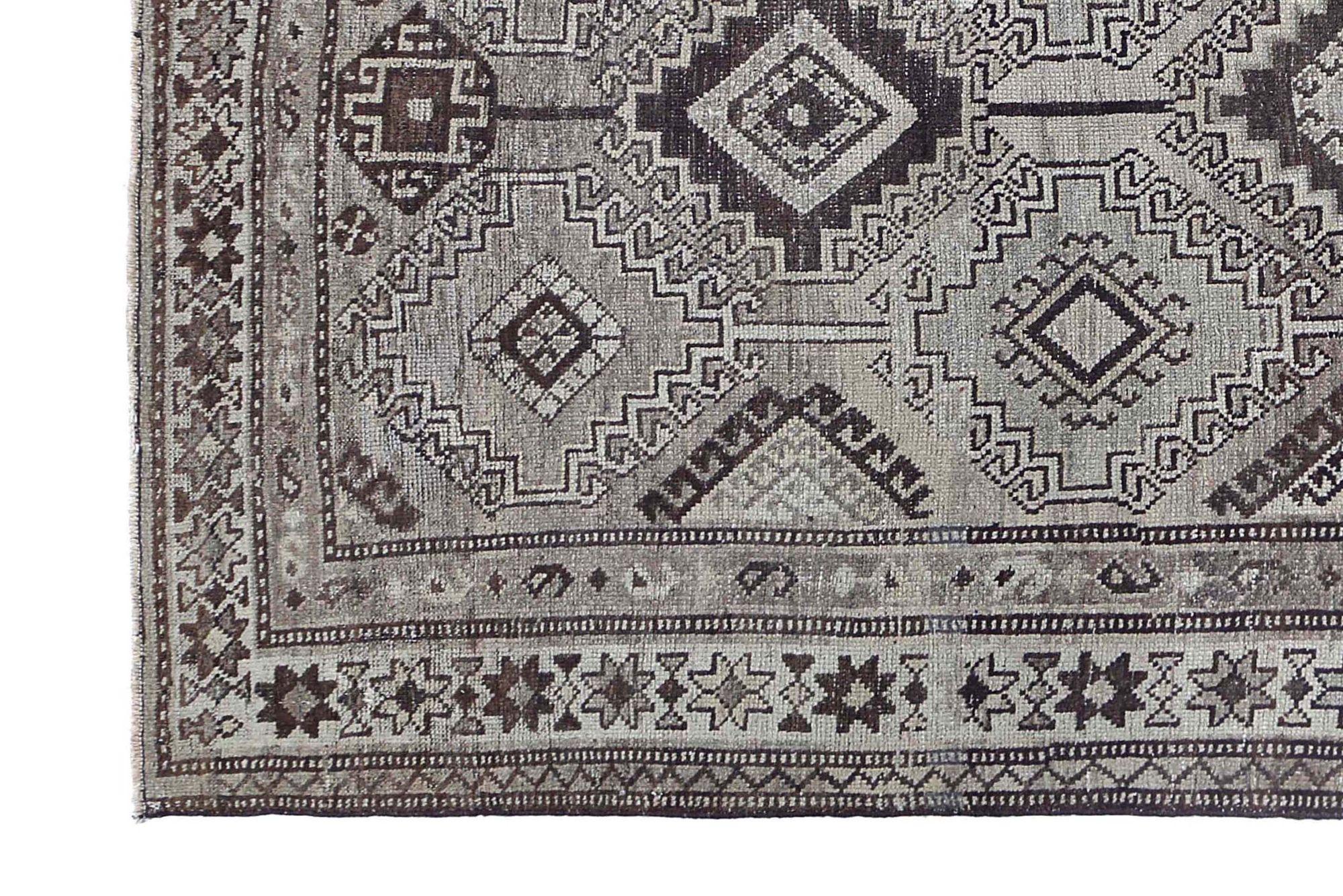 Tappeto persiano Azerbaijan Small - Disegno in lana e avorio - 97593 In condizioni ottime in vendita a Dallas, TX