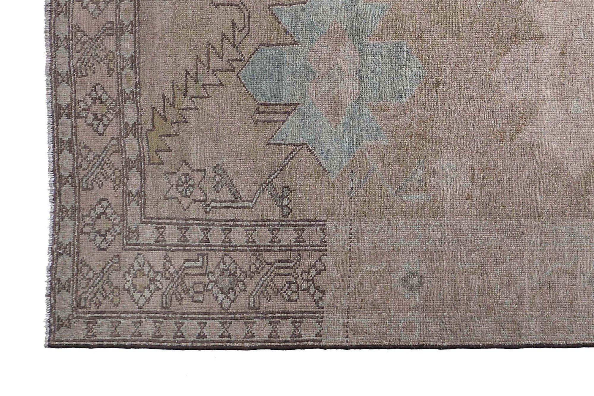 Iracheno Tappeto Persiano Azerbaijan Piccolo - Lana Azzurro Rosa Taupe - 97605 in vendita