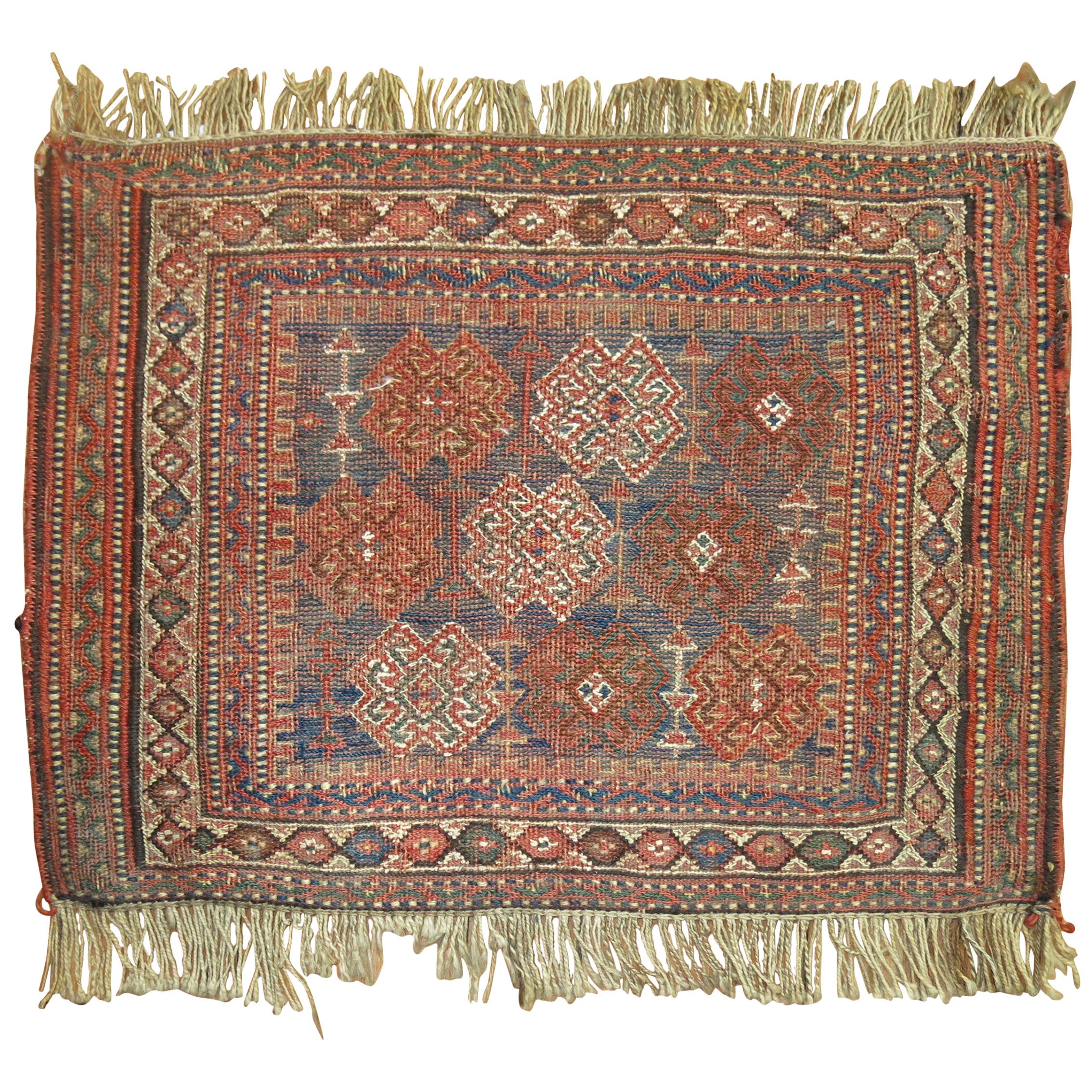 Tapis persan de taille tapis à facettes de sac