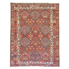 Vintage Zabihi Collection Persian Bakhtiari Rug 