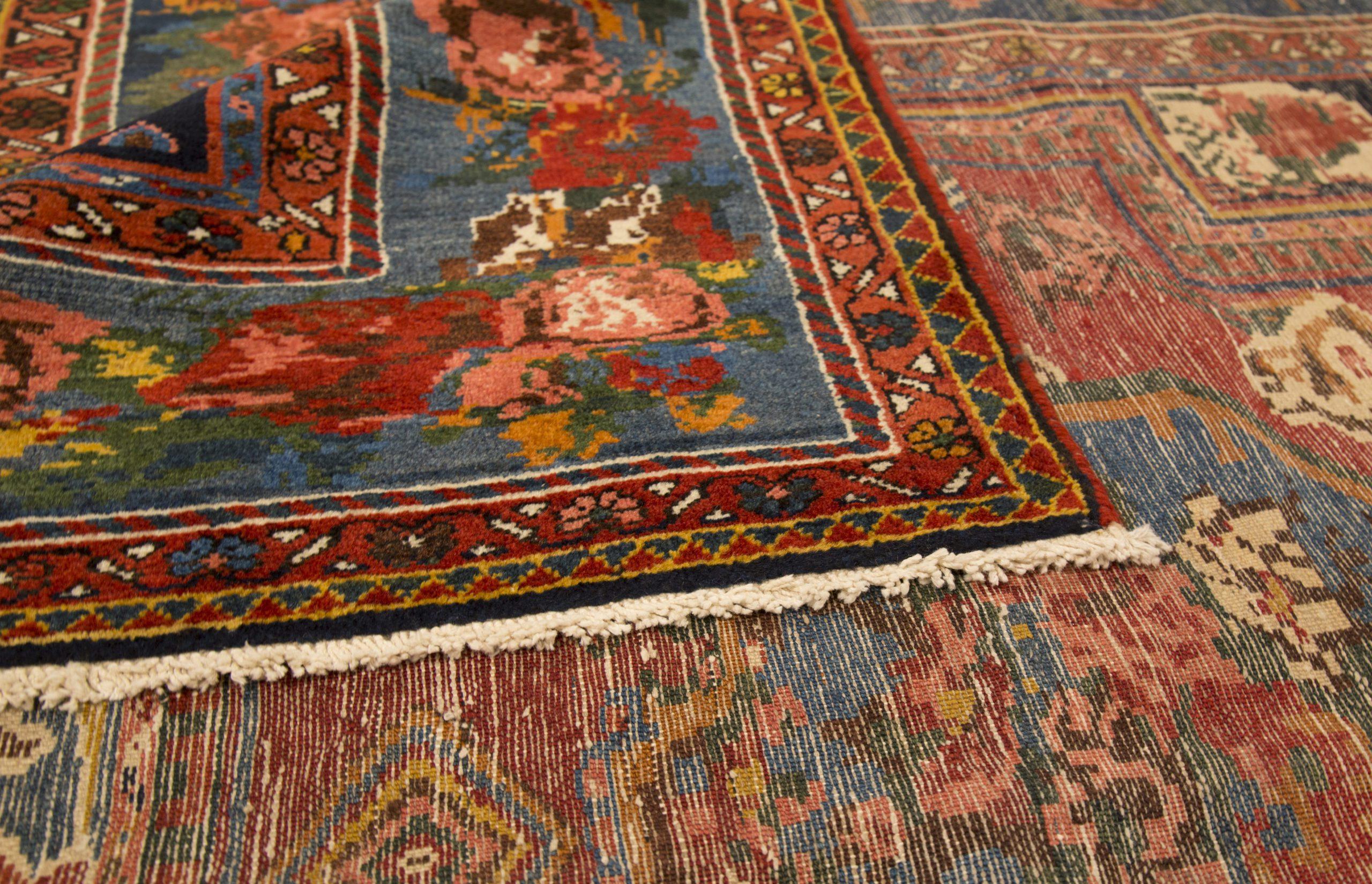 Tapis persans Bakhtiari - 13526 Excellent état - En vente à Dallas, TX