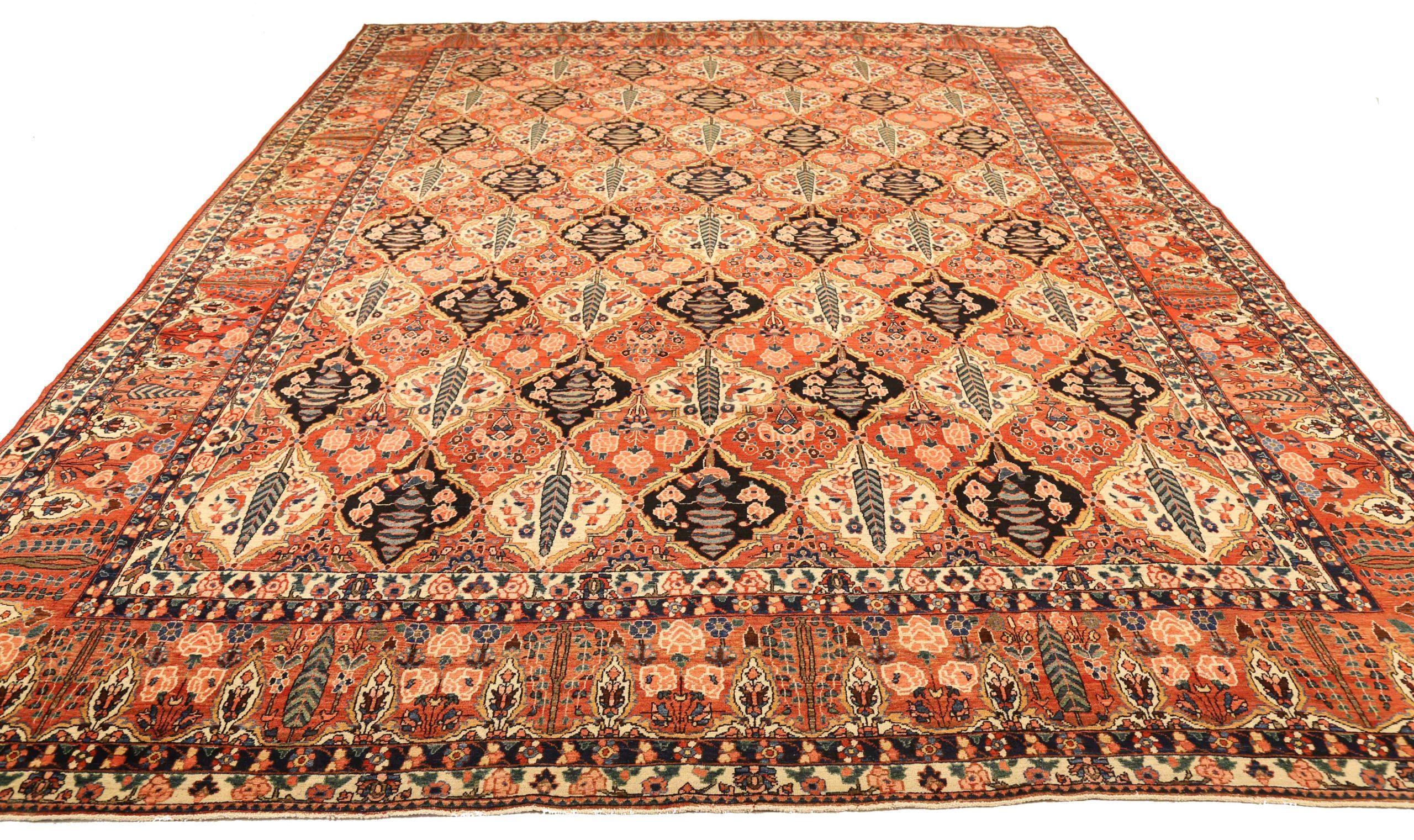 Discover the elegance of Persian Bakhtiari featuring Area Rugs in Circa 1880. Designed with meticulous attention to detail, this exclusive design is perfect for enhancing your space.