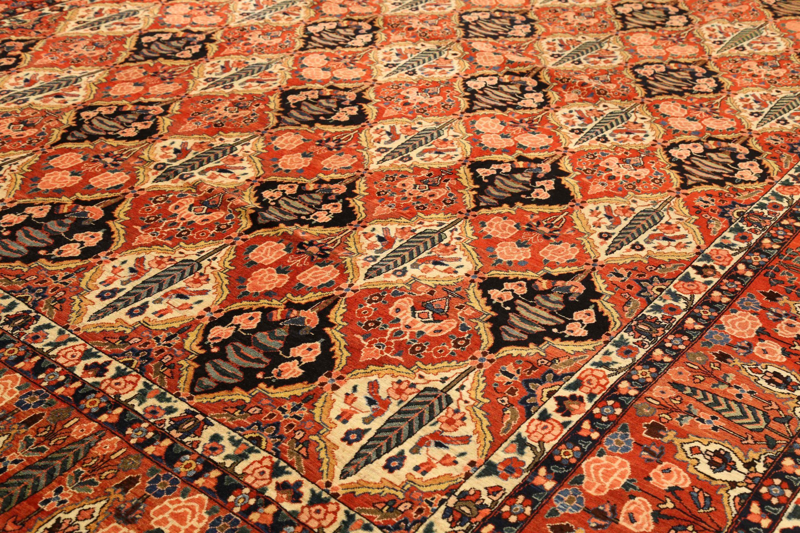 Asian Persian Bakhtiari Area Rugs - 13644 For Sale