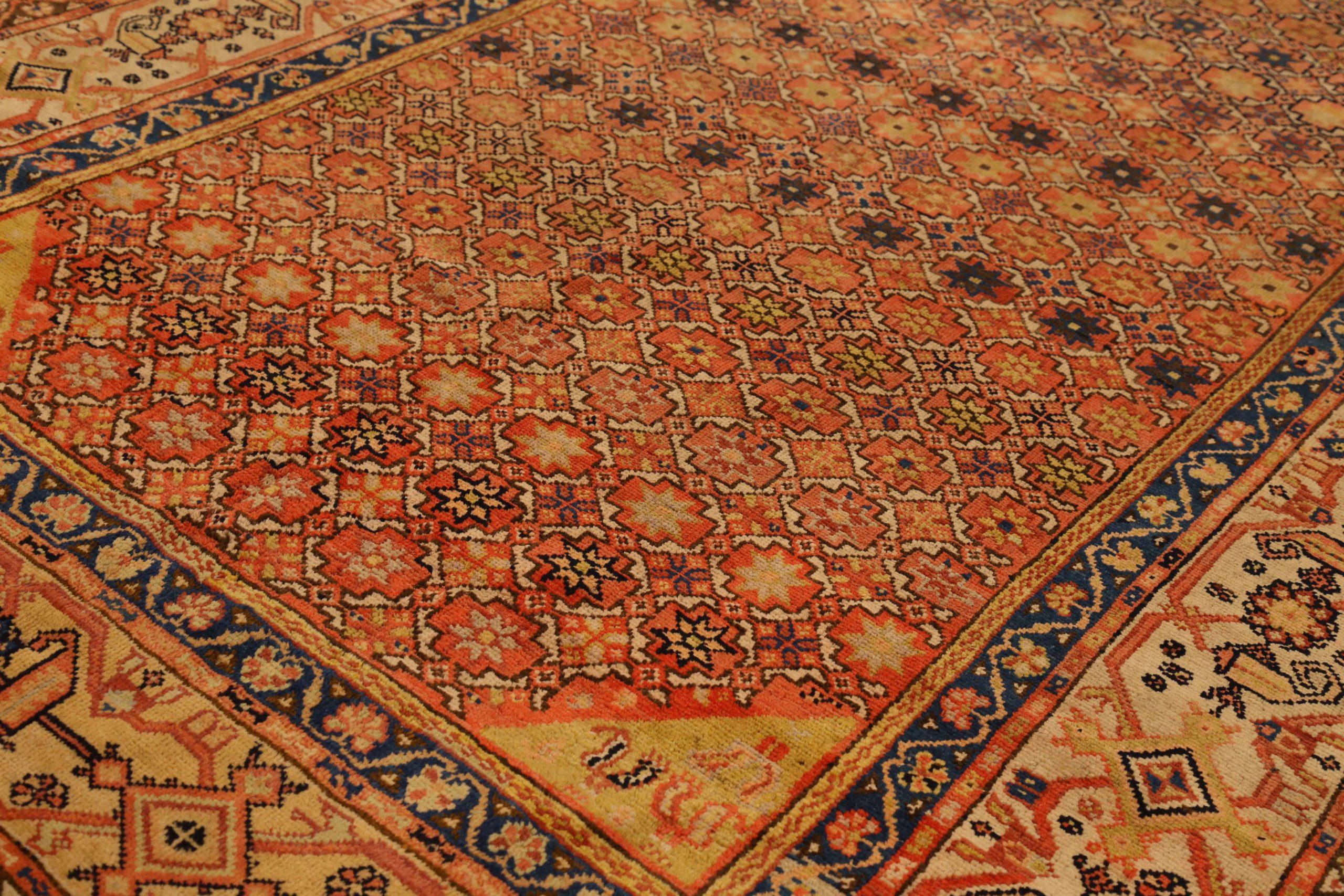 Asiatico Tappeti persiani Bakhtiari - Lana Marrone Rosso Giallo 71481 in vendita