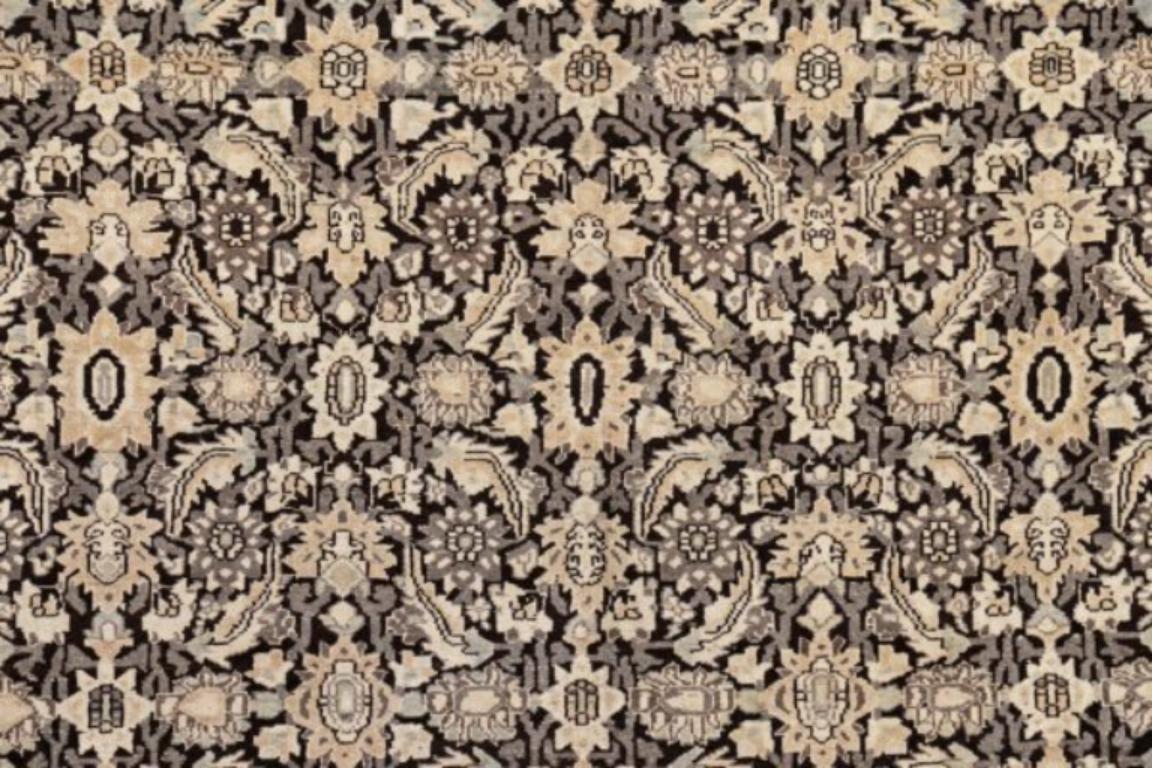Persische Bakhtiari Teppiche Circa 1910 - Wolle Braun Grau Design - 91323 im Zustand „Hervorragend“ im Angebot in Dallas, TX