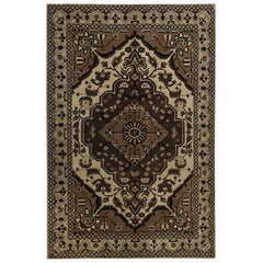 Persische Bakhtiari Teppiche - Wolle Braun Elfenbein Design - 97444