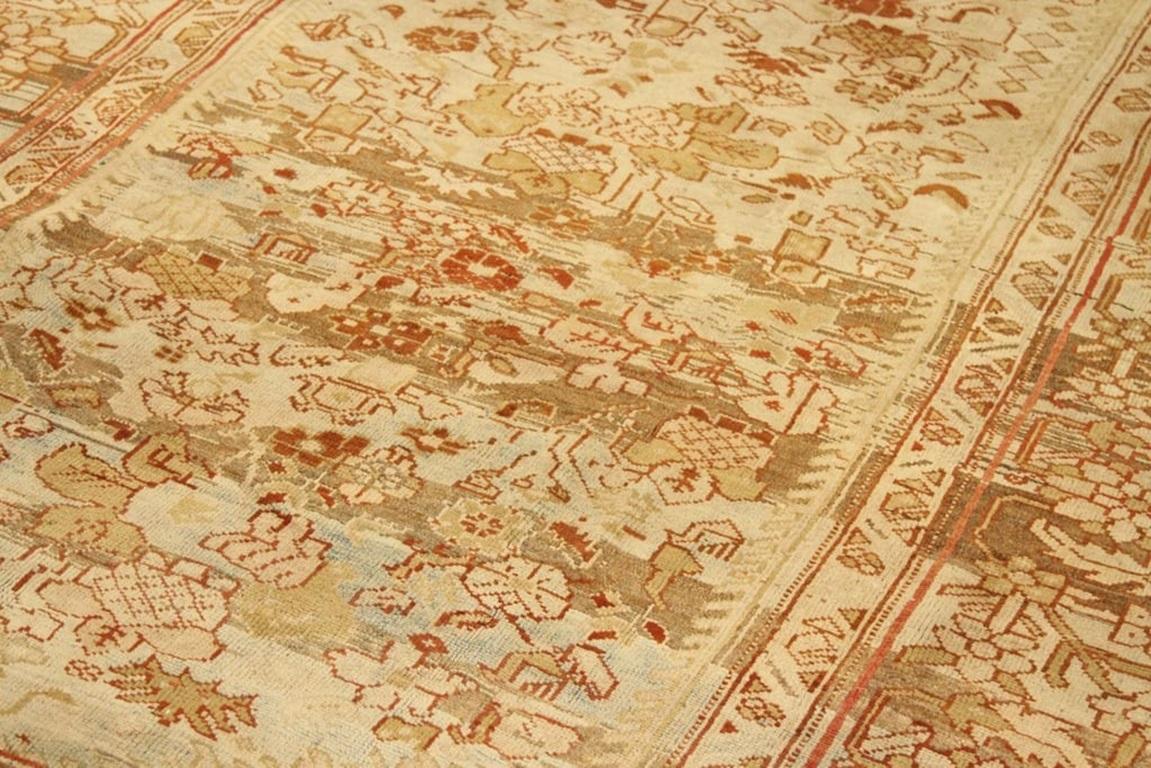 Alfombras Persas Bakhtiari - Lana Marrón Marfil Diseño Rosa - 76003 Iraquí en venta