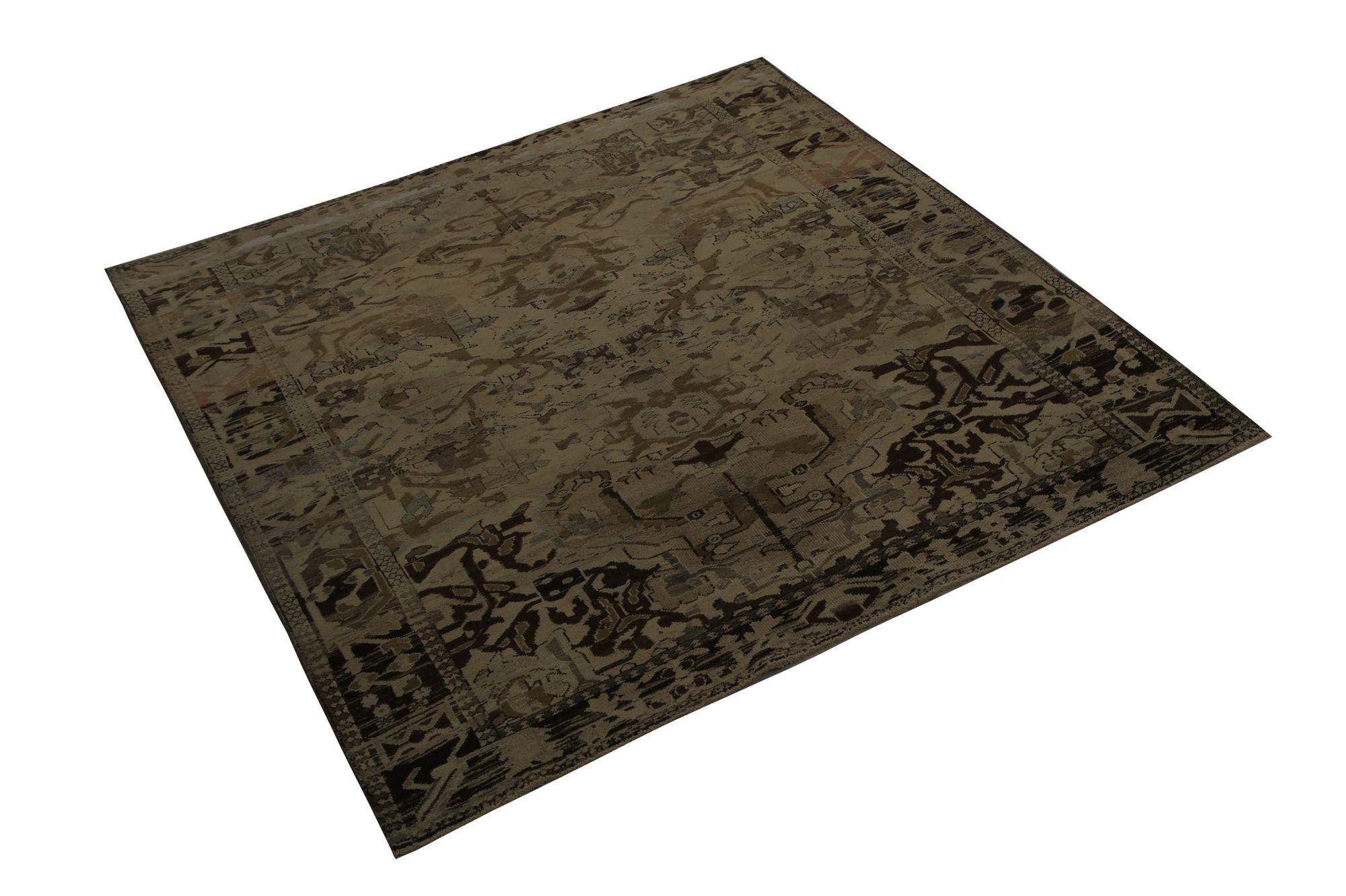 Iracheno Tappeti persiani Bakhtiari - Lana Marrone Taupe Design - 97837 in vendita