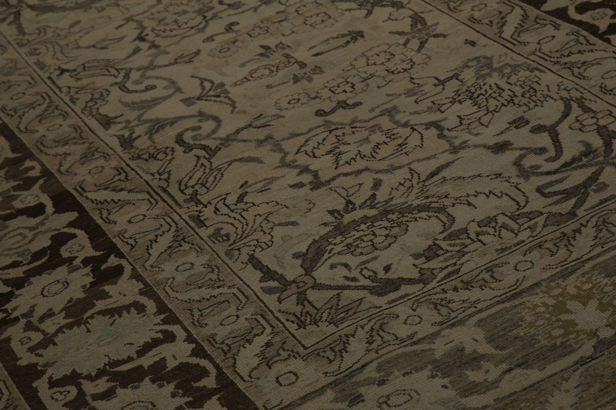 Persische Bakhtiari Teppiche - Wolle Brown Taupe Design - 97840 im Zustand „Hervorragend“ im Angebot in Dallas, TX