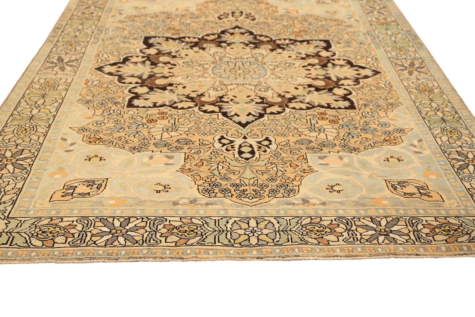 Alfombras Persas Bakhtiari - Lana Marrón Diseño Amarillo - 96961 Iraquí en venta