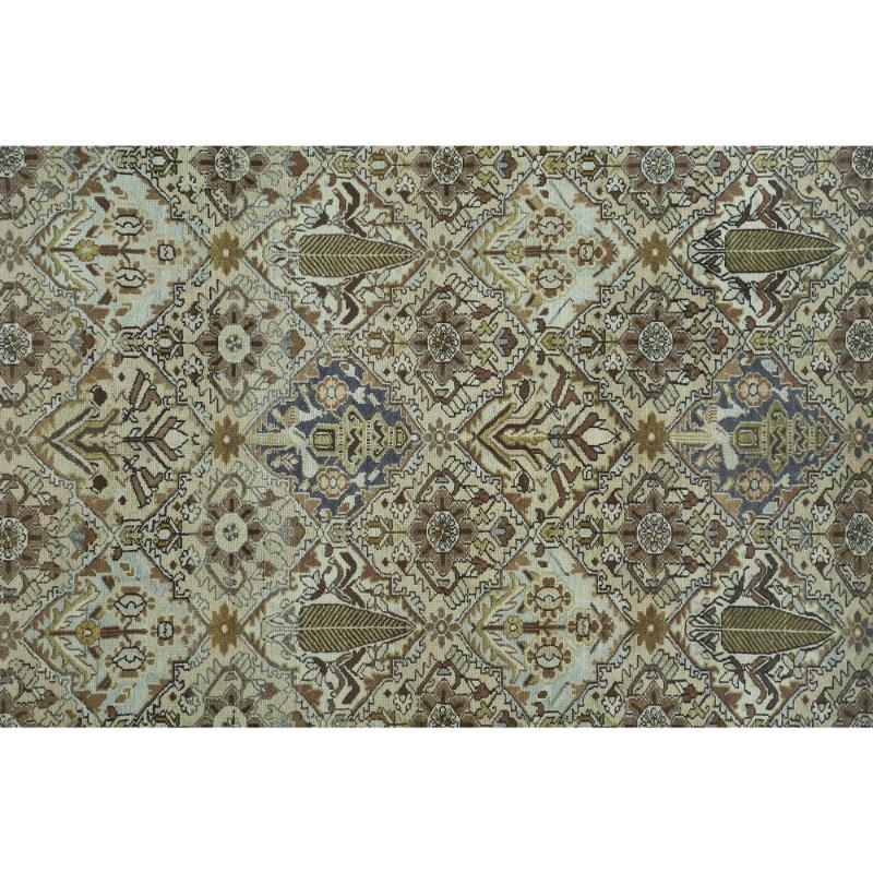 Persische Bakhtiari-Teppiche - Wolle in elfenbeinfarbenem Design - 97559 (Irakisch) im Angebot