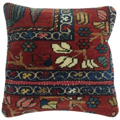 Persian Bakhtiari Border Rug Pillow
